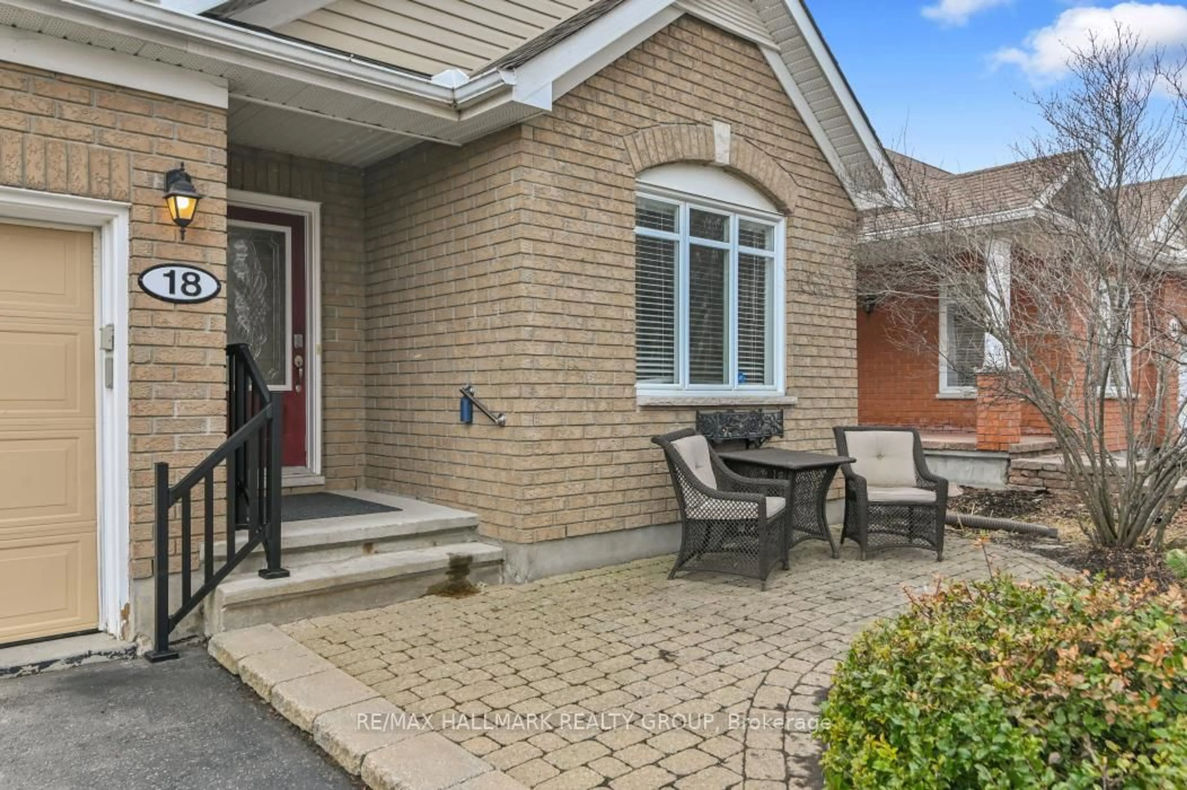 Patio, street for 18 Spinney Way, Ottawa Ontario K2J 4Y8