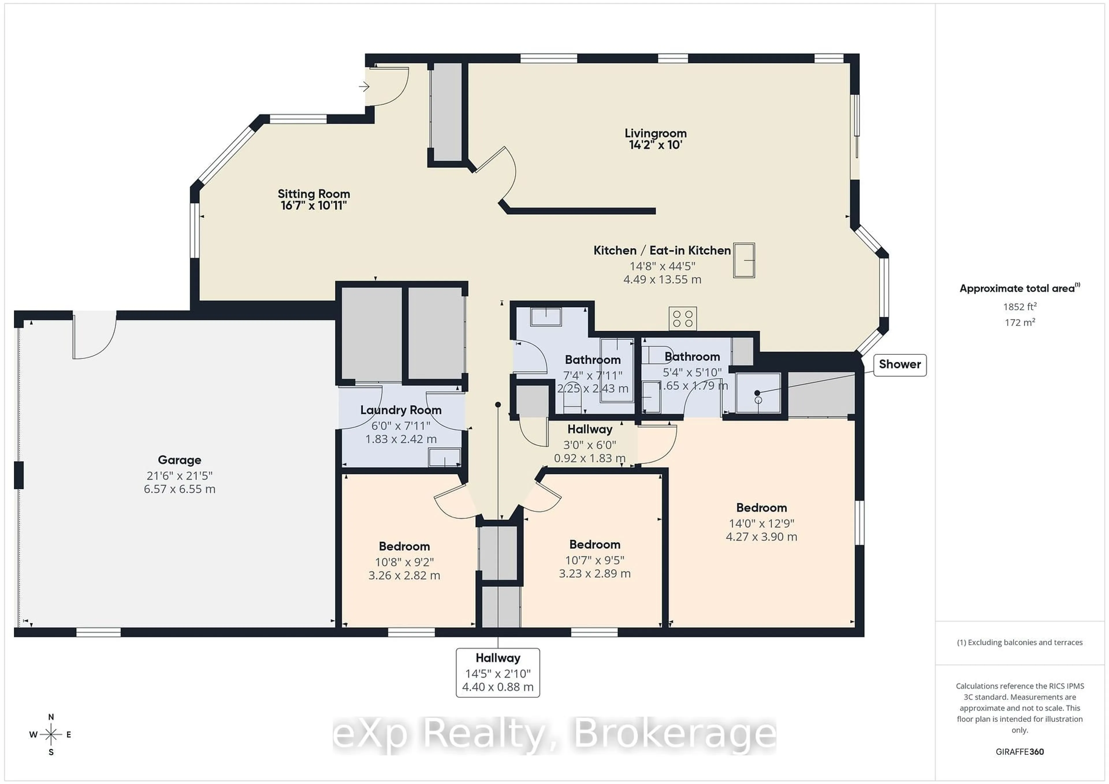 Floor plan for 308 Mary St, Brockton Ontario N0G 2V0