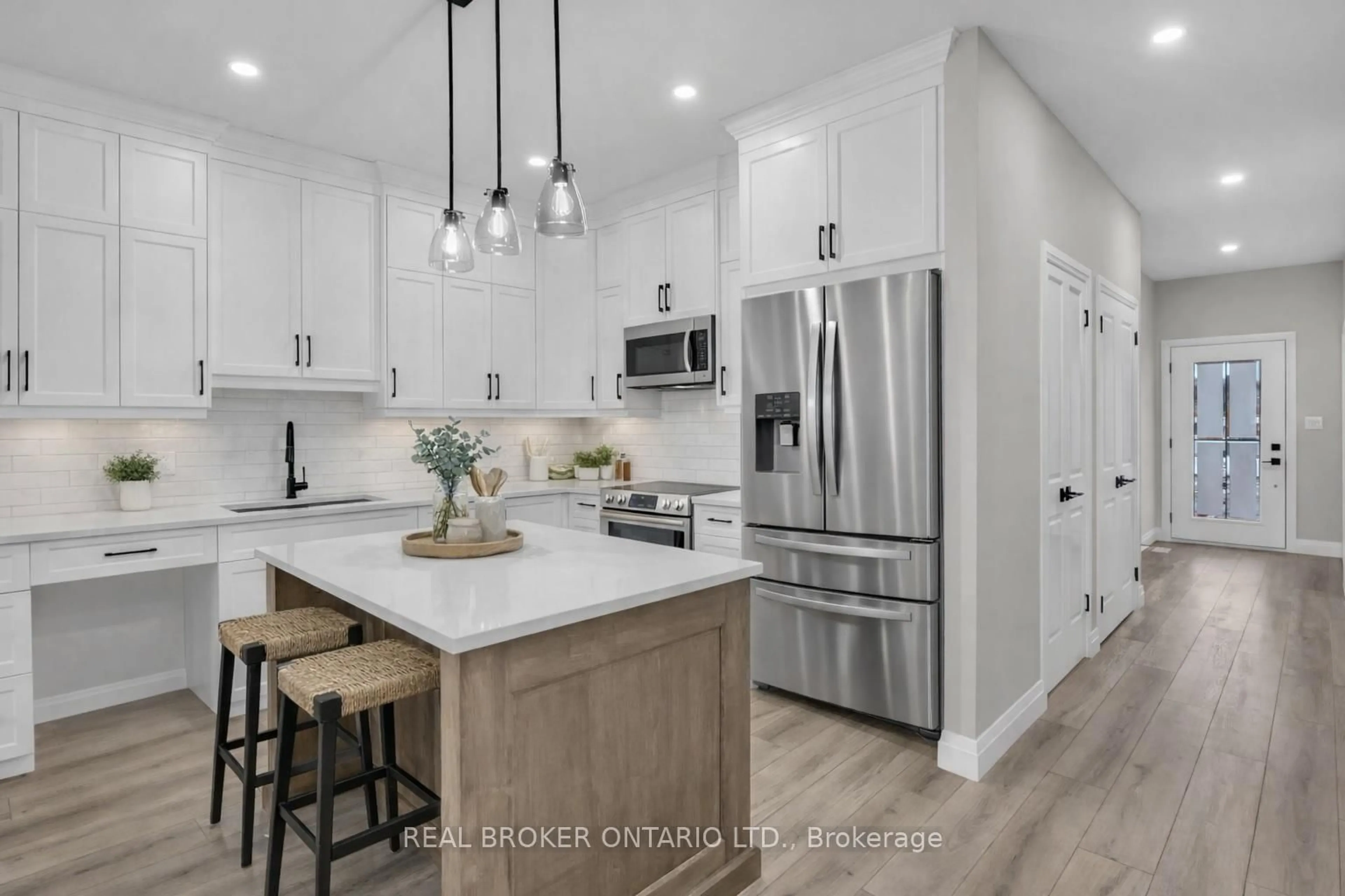 Open concept kitchen, unknown for 29 Weymouth St #27, Woolwich Ontario N3B 0G3