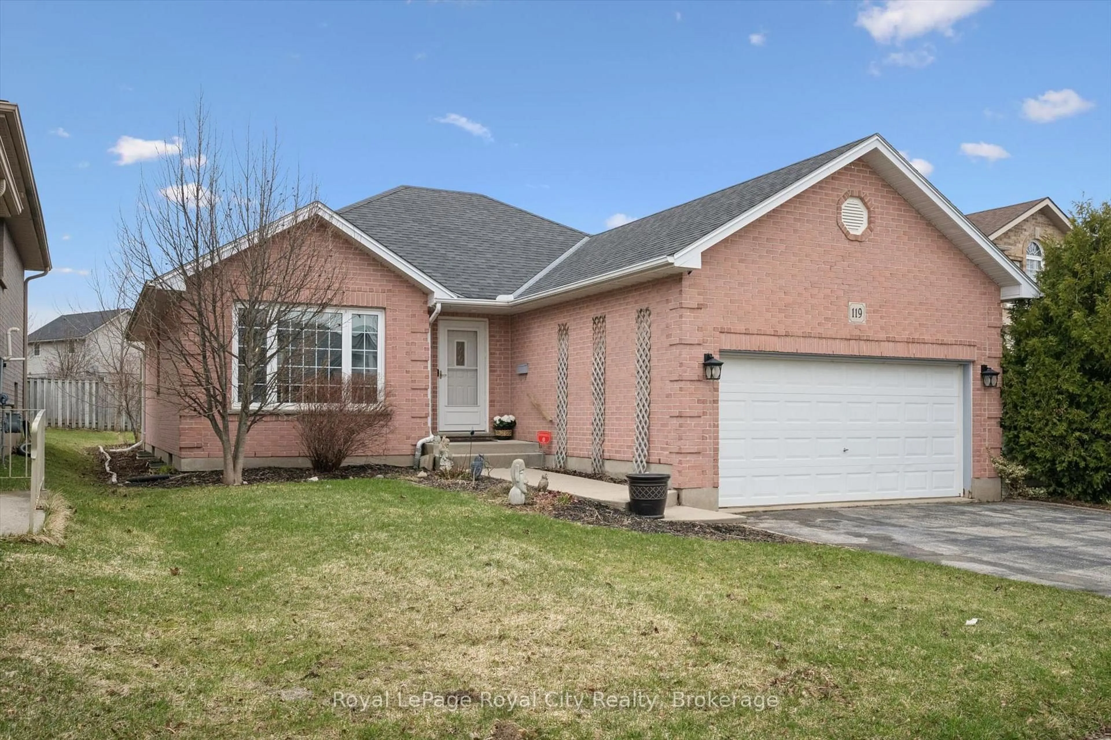 Home with brick exterior material, street for 119 Meadowridge Dr, St. Marys Ontario N4X 1E7