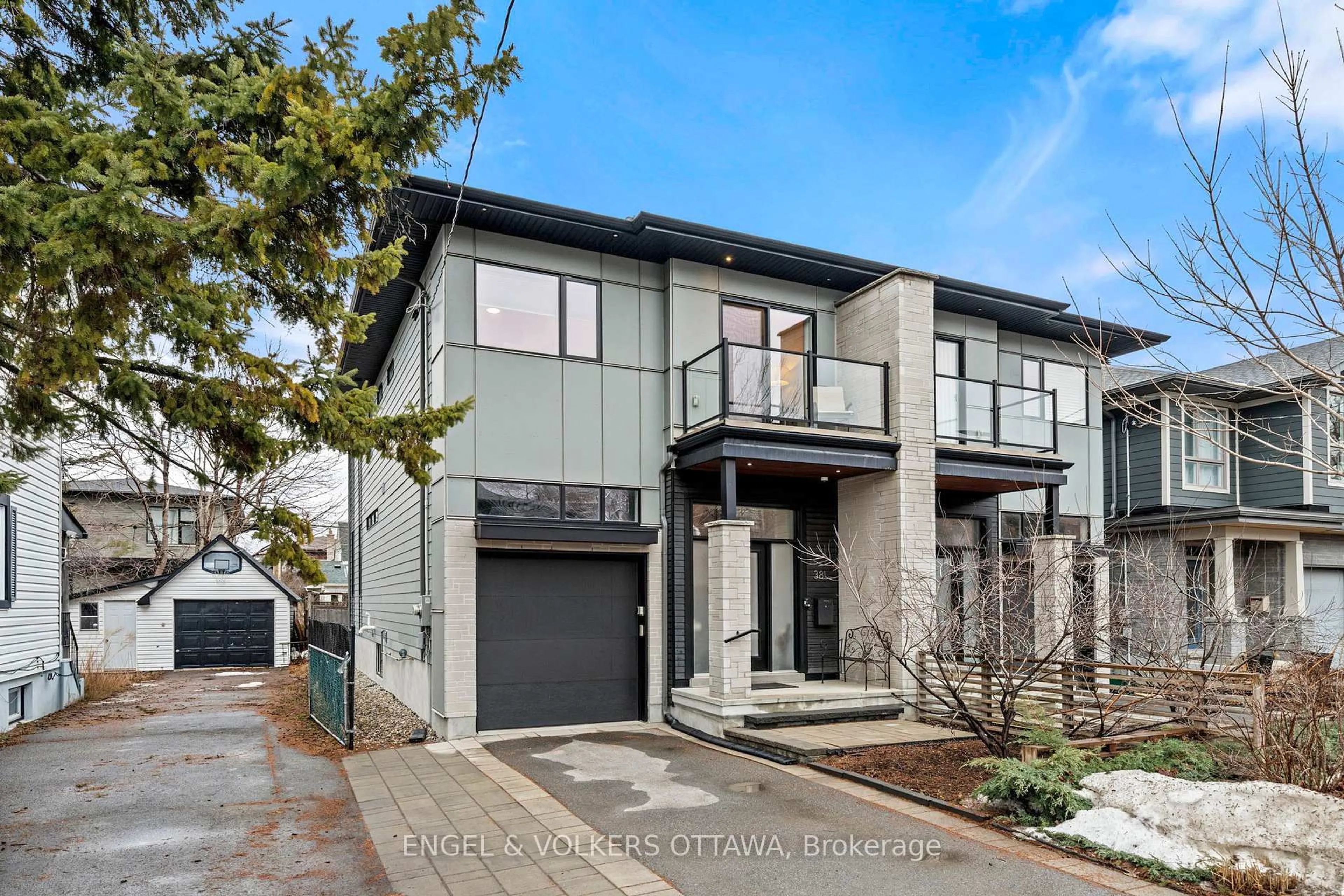 Home with brick exterior material, street for 381 Roosevelt Ave, Ottawa Ontario K2A 1Y9