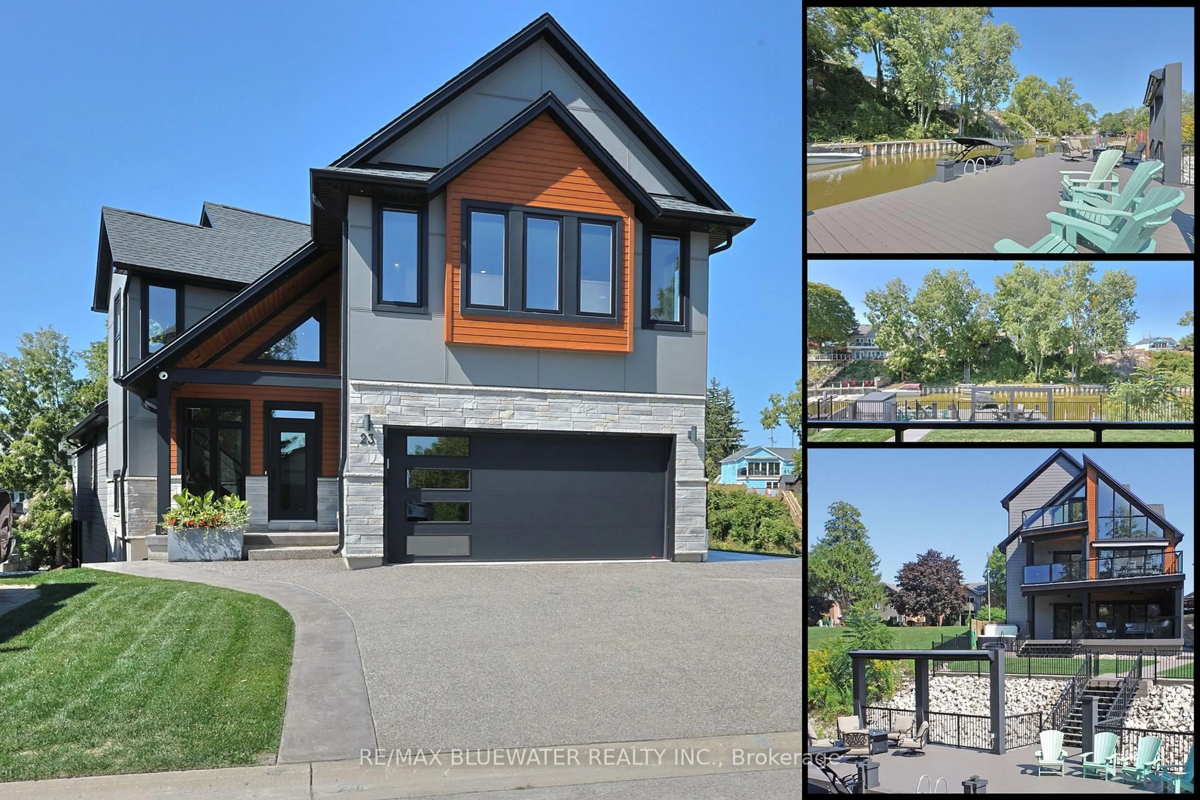 Home with brick exterior material, street for 23 Sauble River Rd, Lambton Shores Ontario N0M 1T0