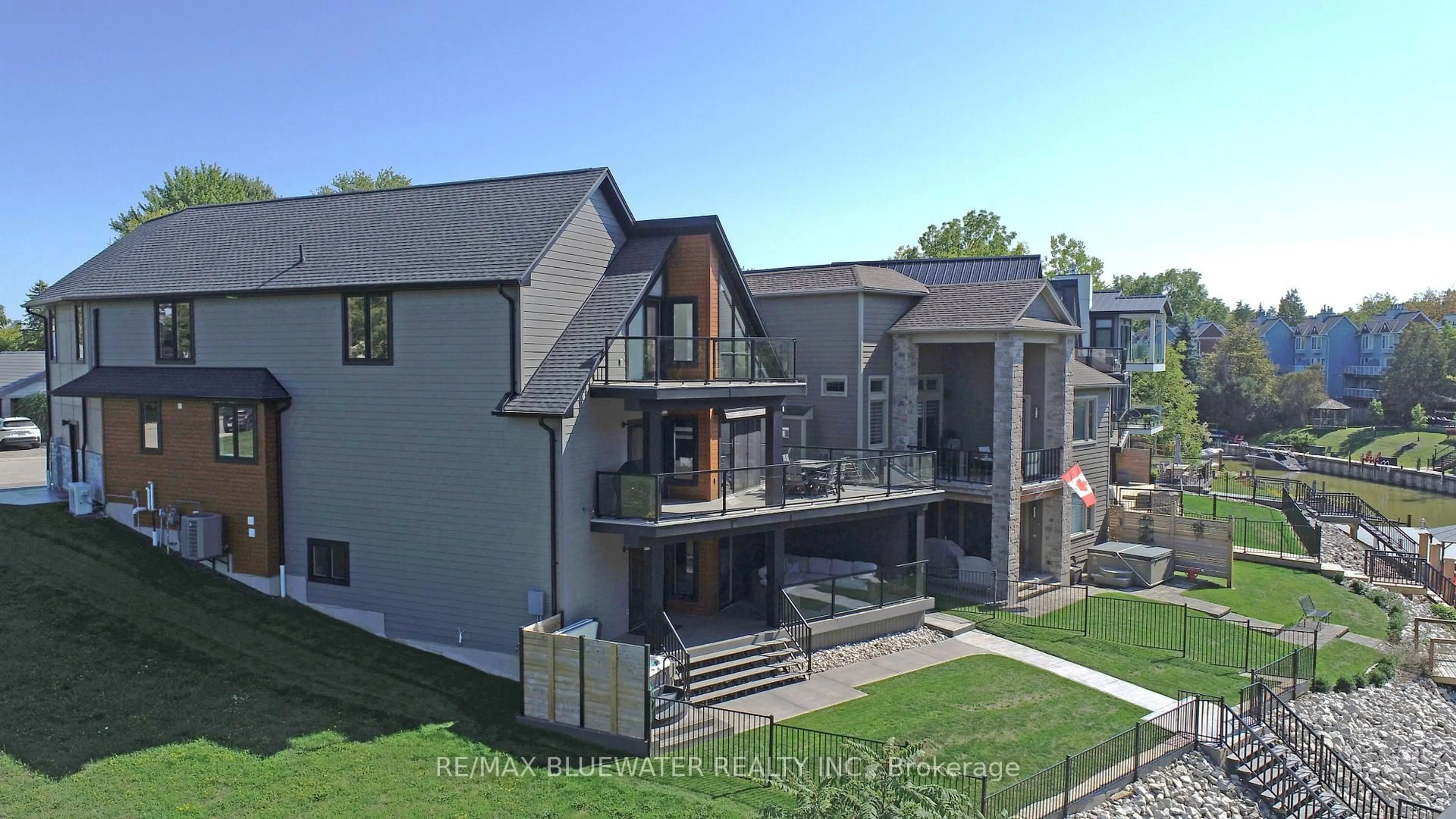 A pic from outside/outdoor area/front of a property/back of a property/a pic from drone, unknown for 23 Sauble River Rd, Lambton Shores Ontario N0M 1T0