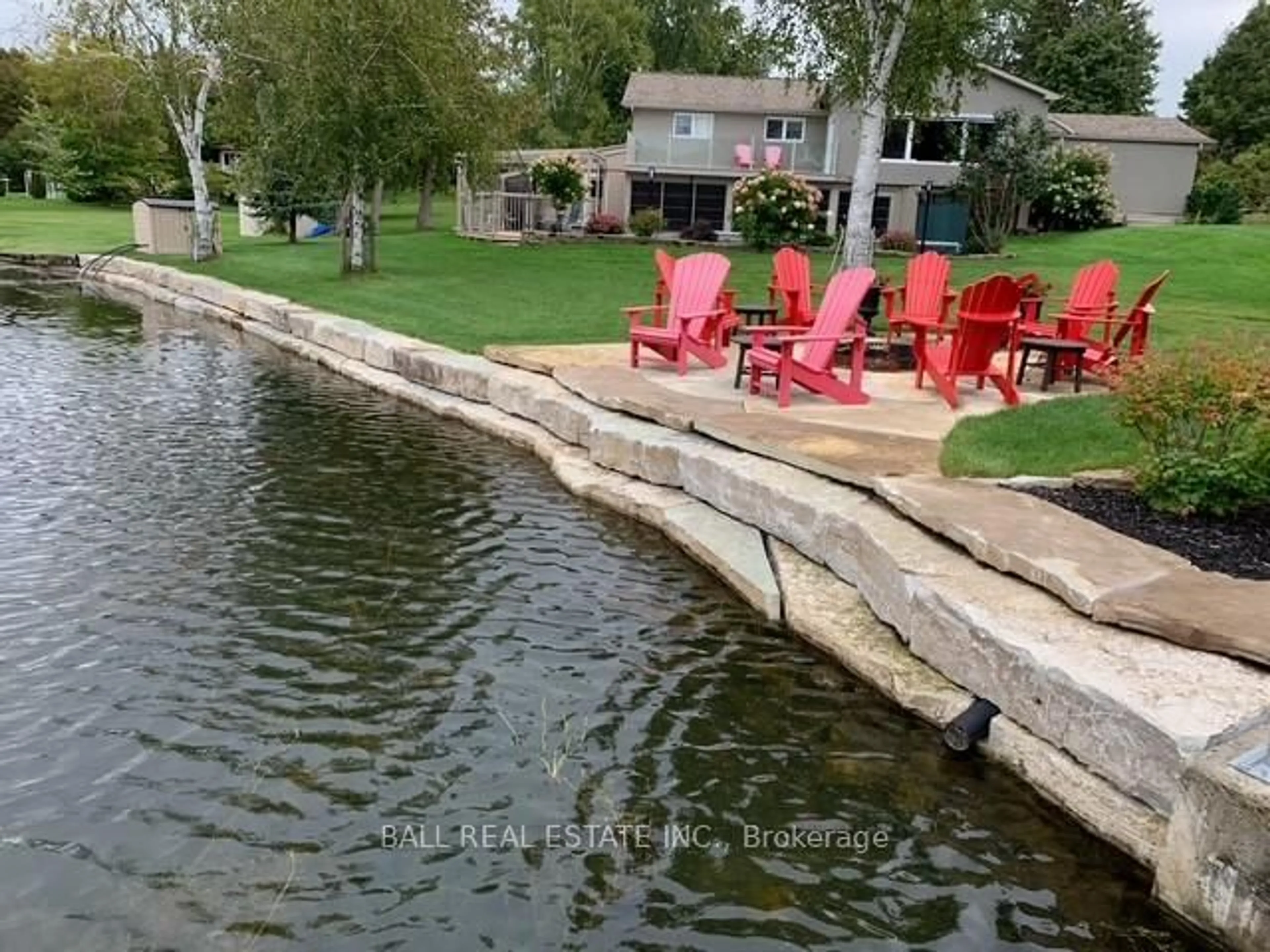 Patio, water/lake/river/ocean view for 868 Twomey Pl, Selwyn Ontario K0L 1T0