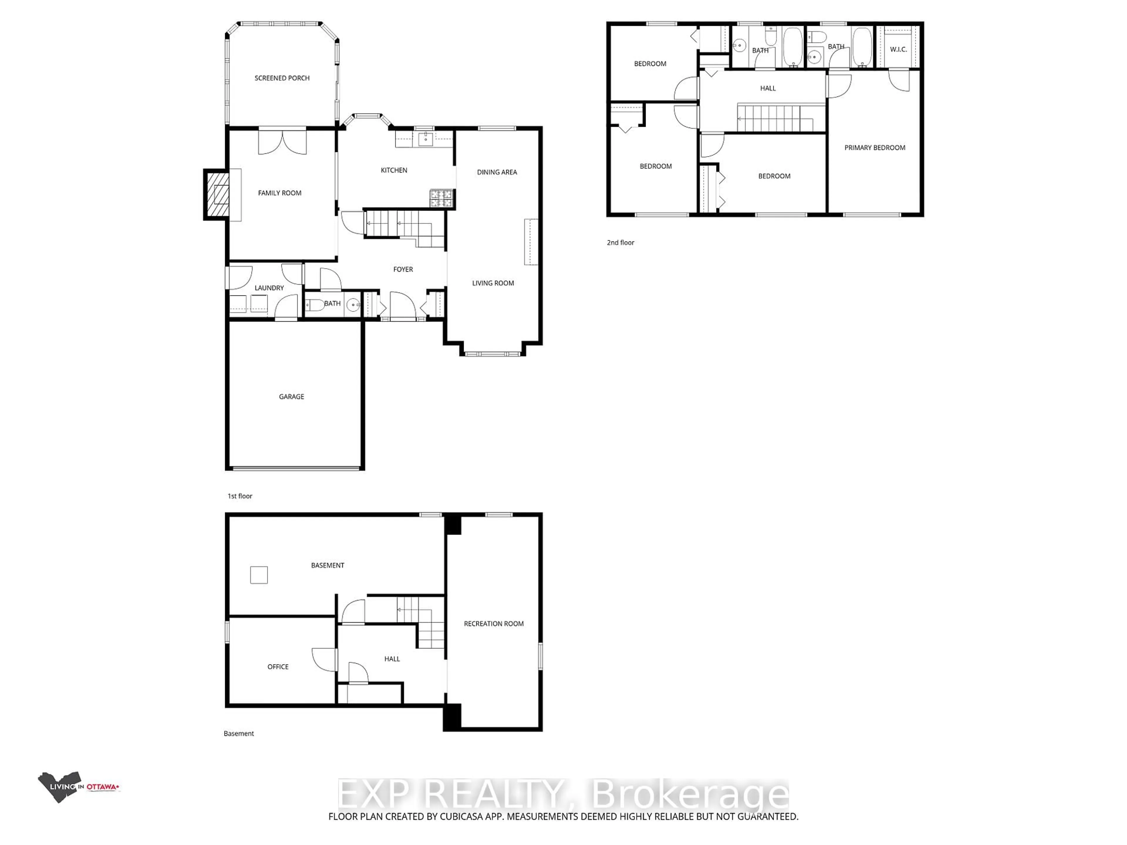 Floor plan for 17 Shady Branch Tr, Ottawa Ontario K2S 1E1