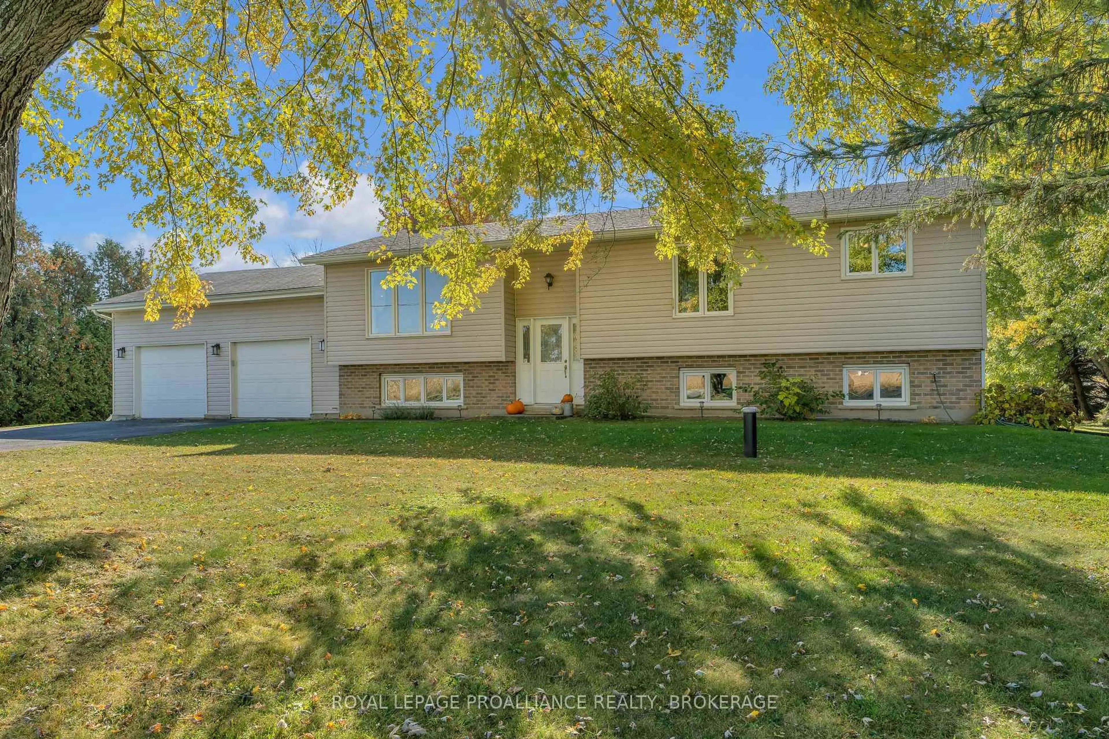 Home with vinyl exterior material, street for 1376 Eden Grove Rd, Leeds and the Thousand Islands Ontario K0E 1L0