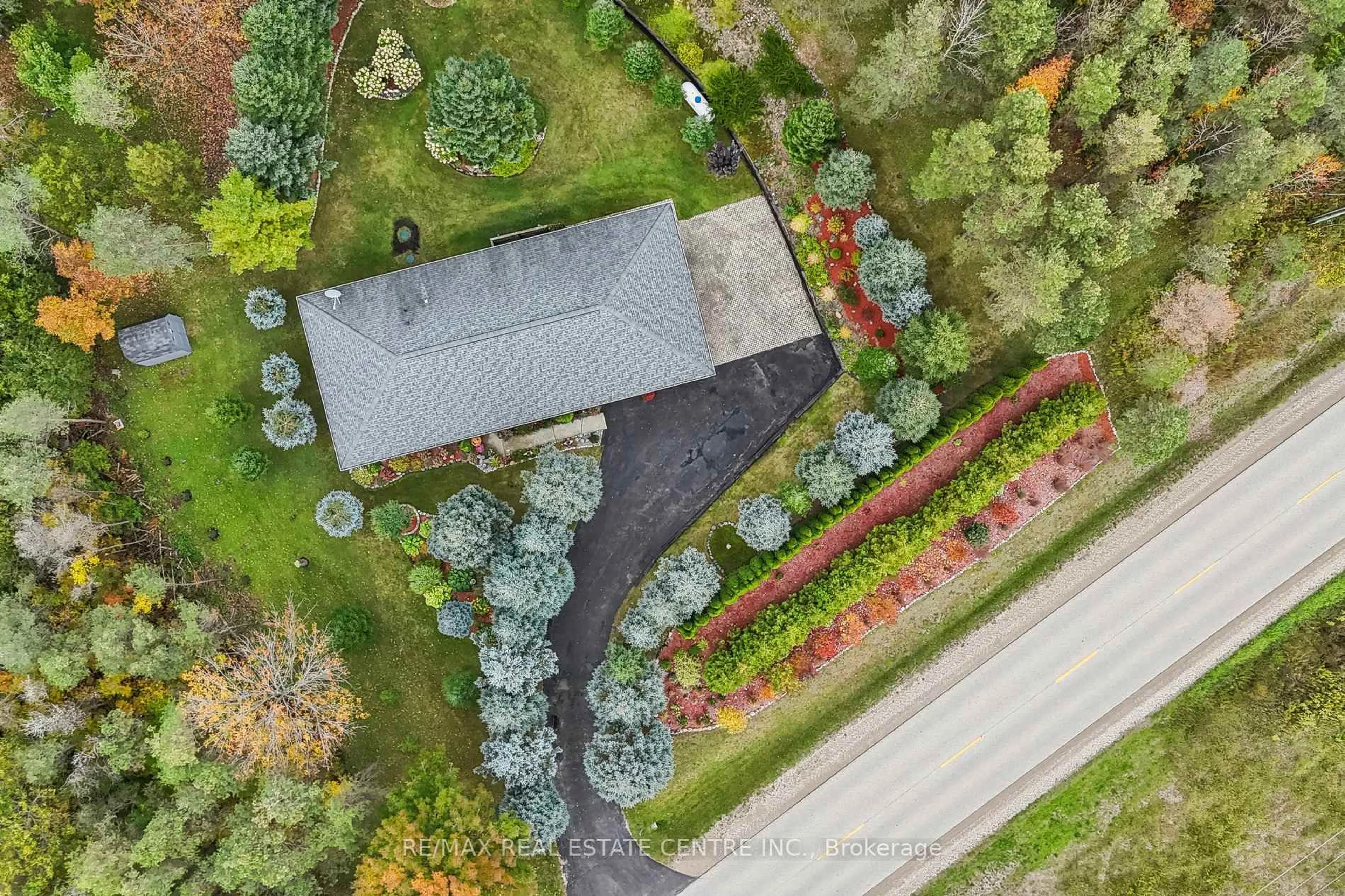 A pic from outside/outdoor area/front of a property/back of a property/a pic from drone, street for 122769 GREY 9 Rd, West Grey Ontario N0G 1C0