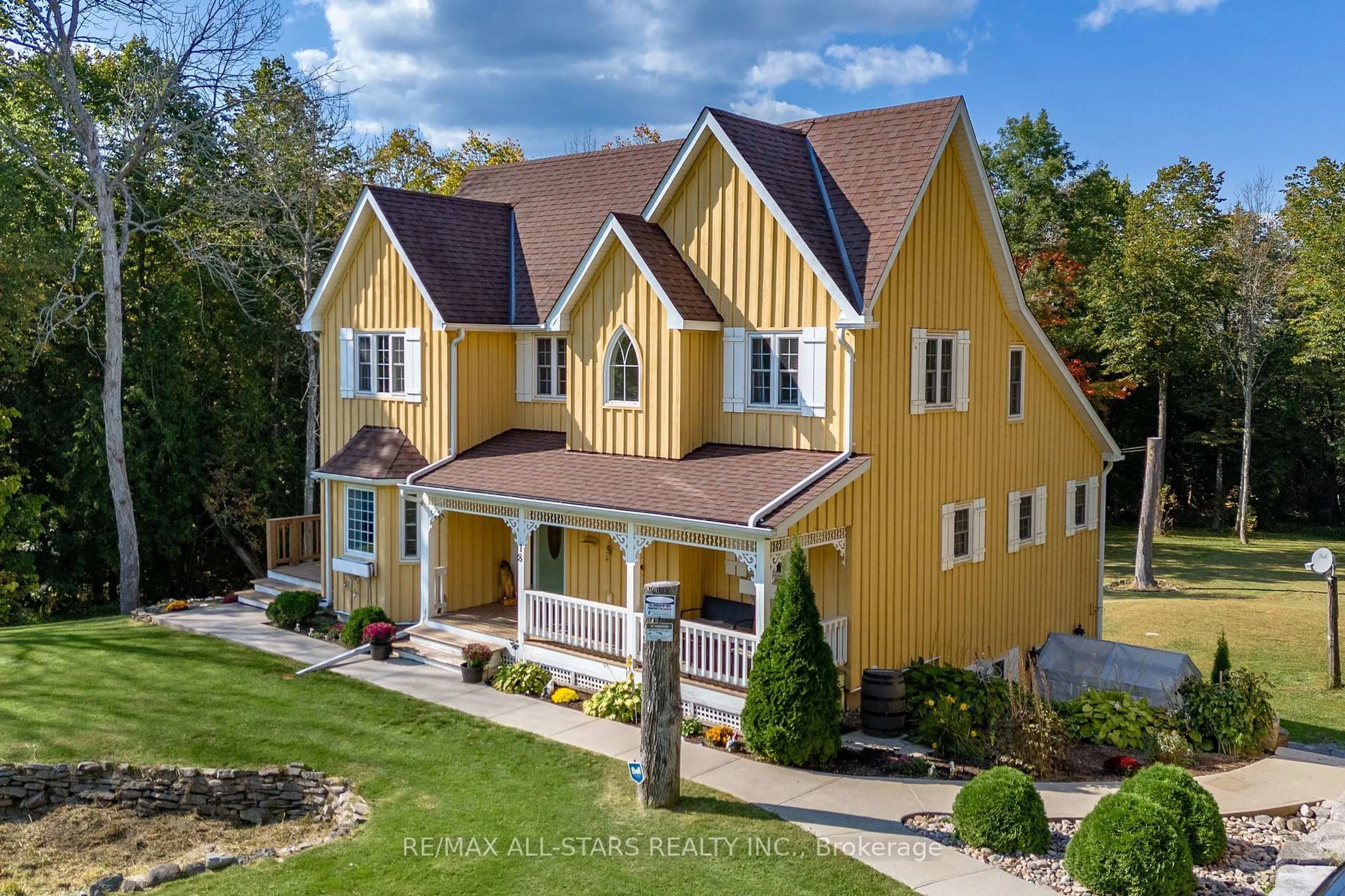 A pic from outside/outdoor area/front of a property/back of a property/a pic from drone, unknown for 18 Blythe Shore Rd, Kawartha Lakes Ontario K0M 1N0