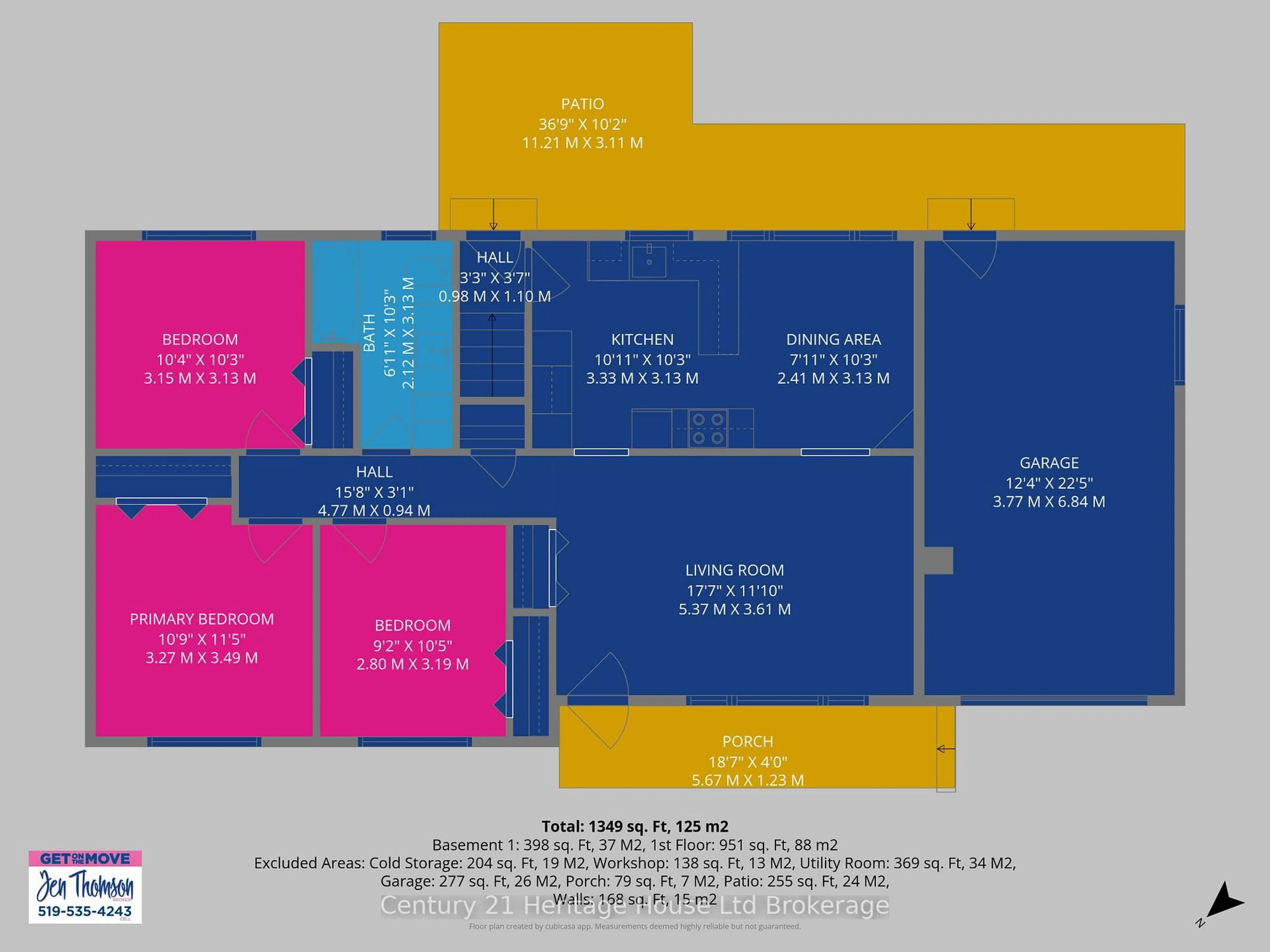 Floor plan for 584452 BEACHVILLE Rd, South-West Oxford Ontario N0J 1A0