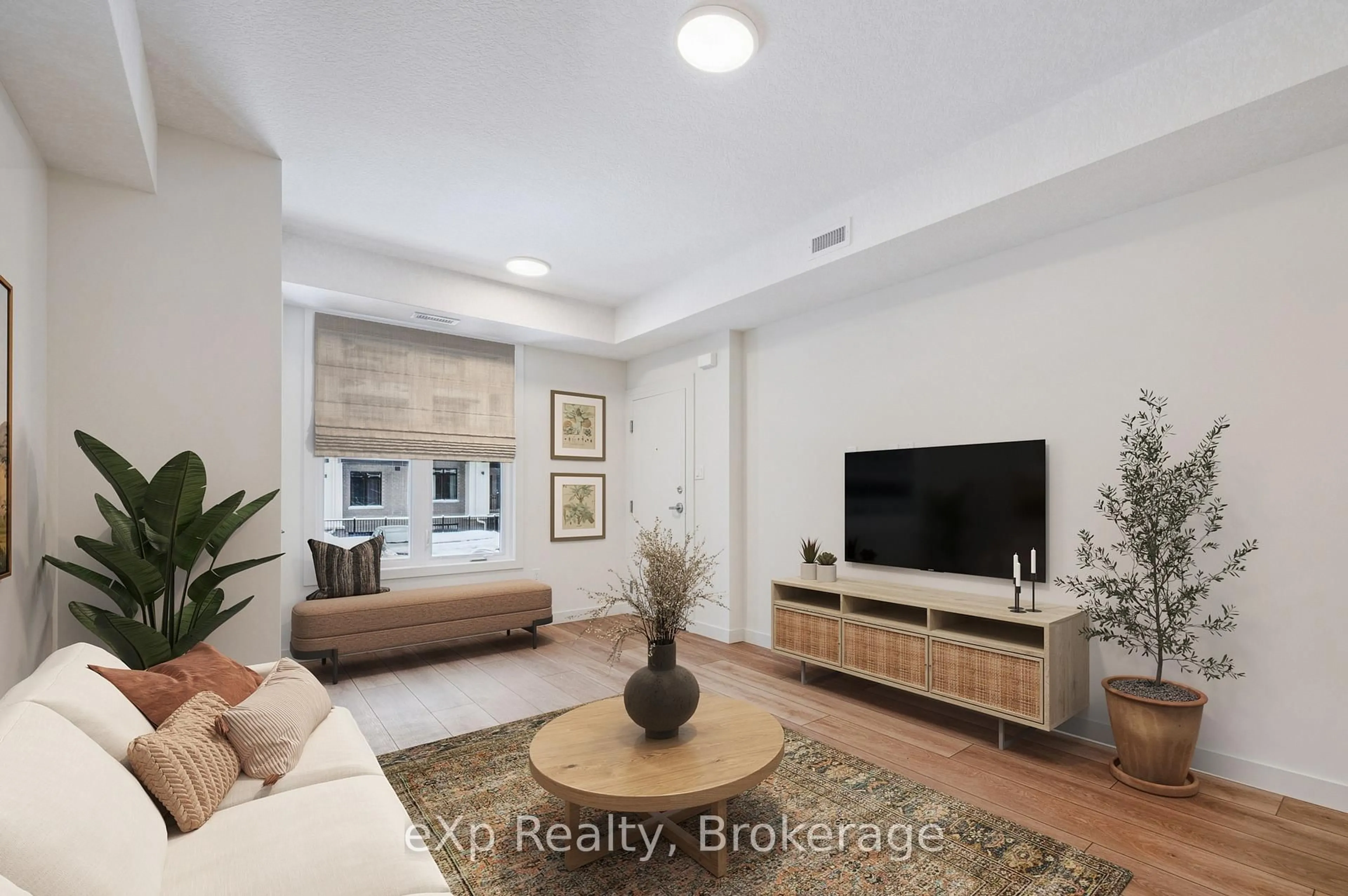 Living room with furniture, unknown for 824 Woolwich St #F186, Guelph Ontario N1H 1G8