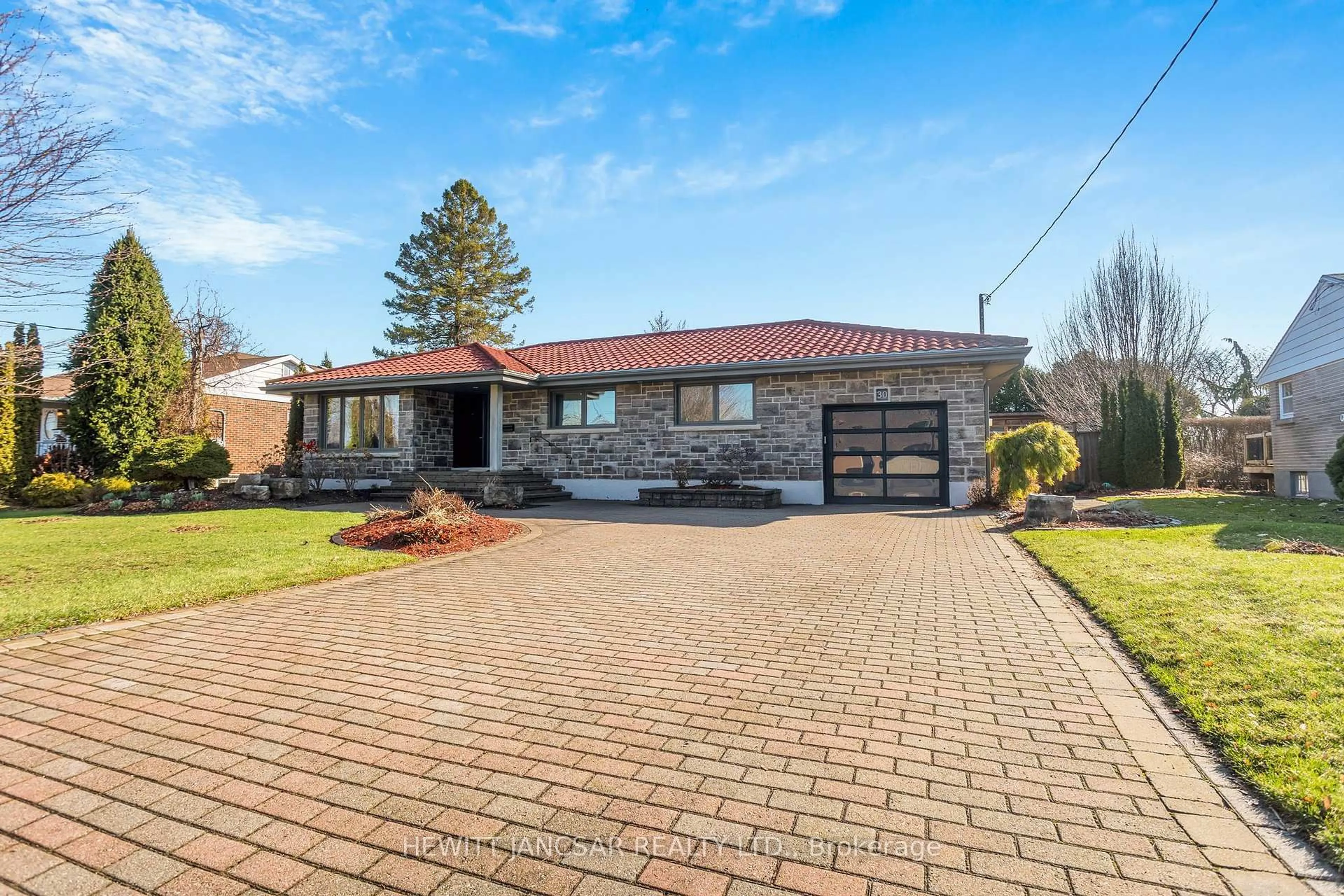 Home with brick exterior material, street for 30 Windermere Cres, Woodstock Ontario N4S 6T2