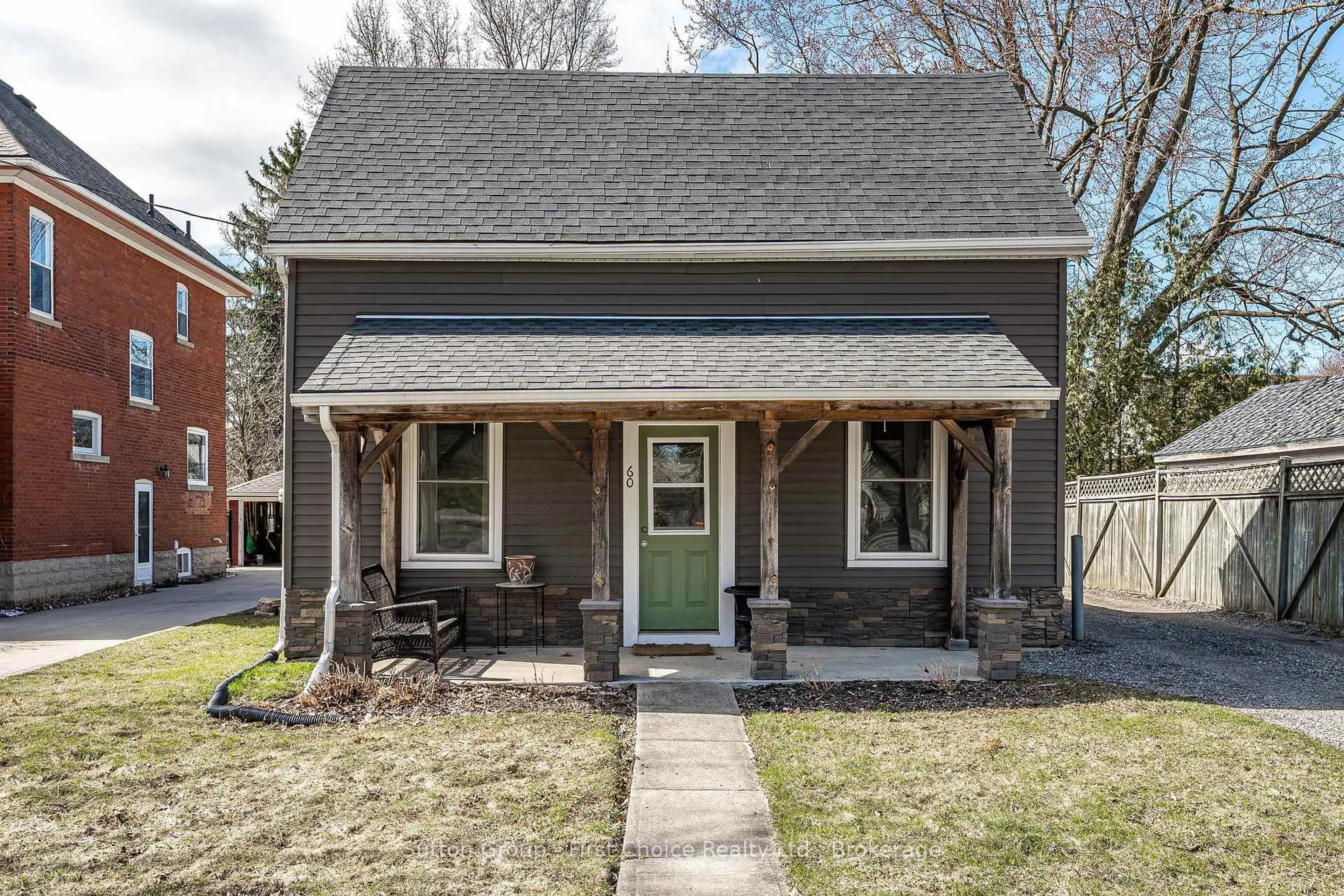 Home with vinyl exterior material, street for 60 Jones St, Stratford Ontario N5A 6G7