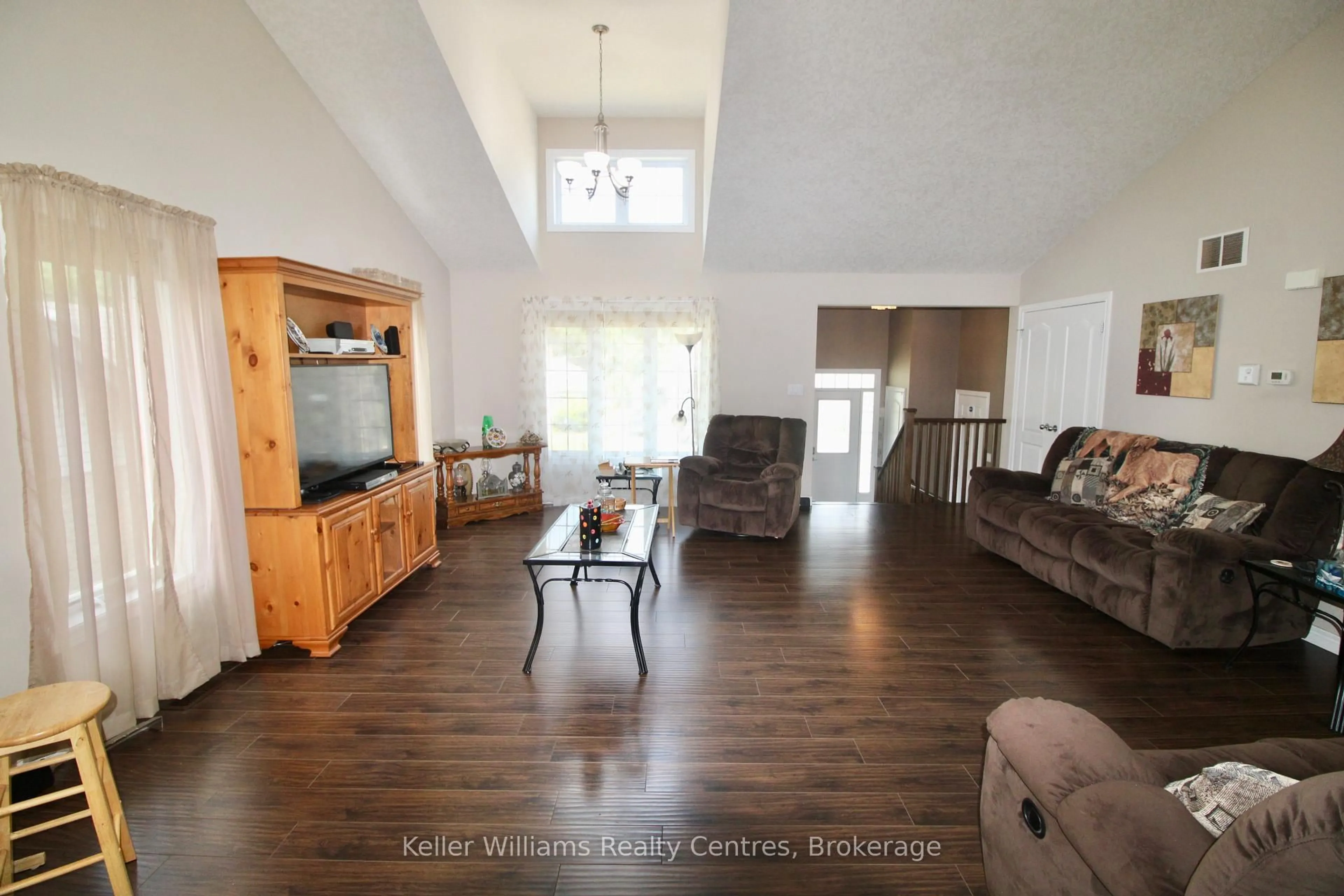 Living room with furniture, wood/laminate floor for 275 South St, West Grey Ontario N0G 2V0
