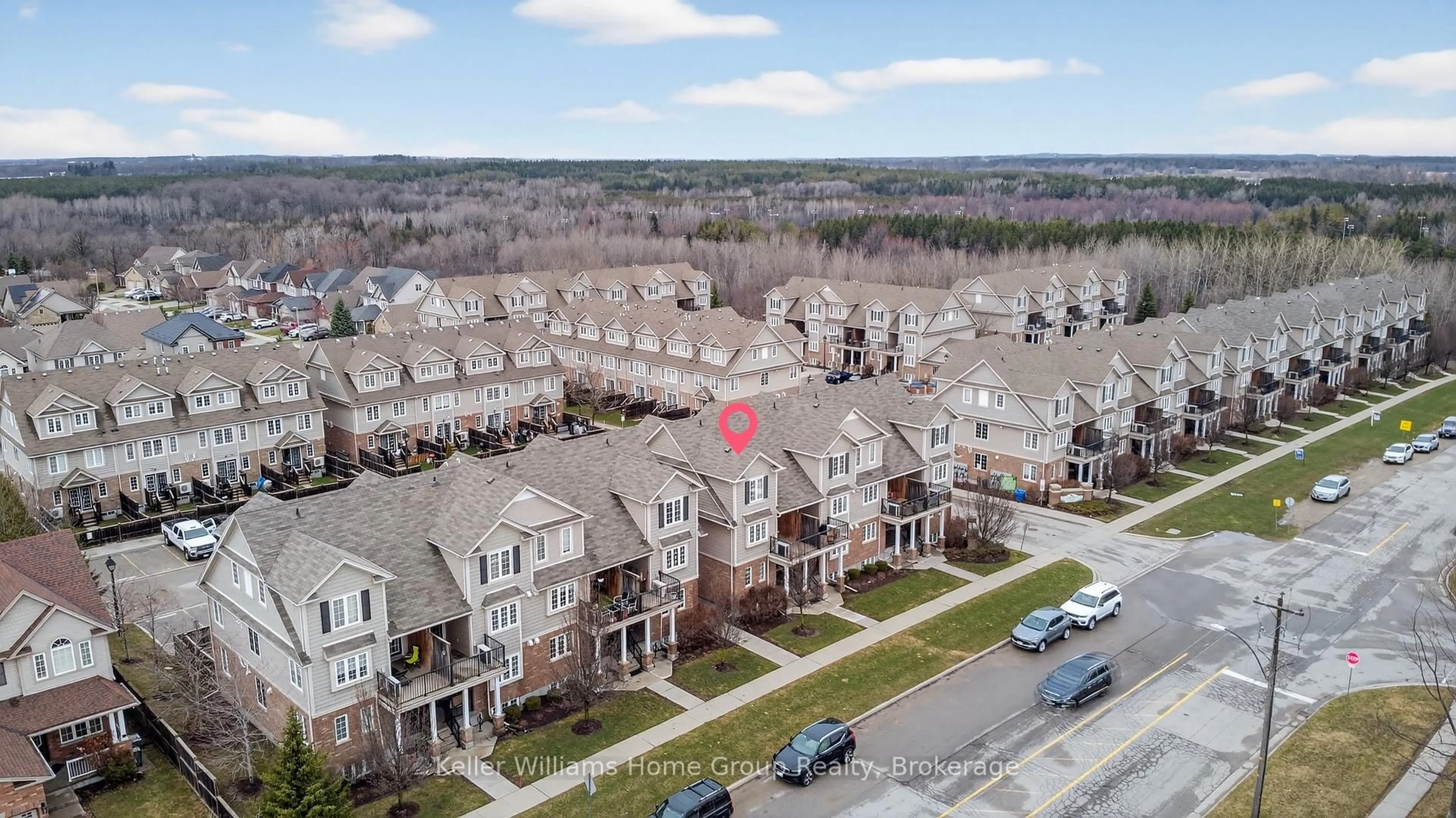 A pic from outside/outdoor area/front of a property/back of a property/a pic from drone, unknown for 612A Woodlawn Rd, Guelph Ontario N1E 0K4
