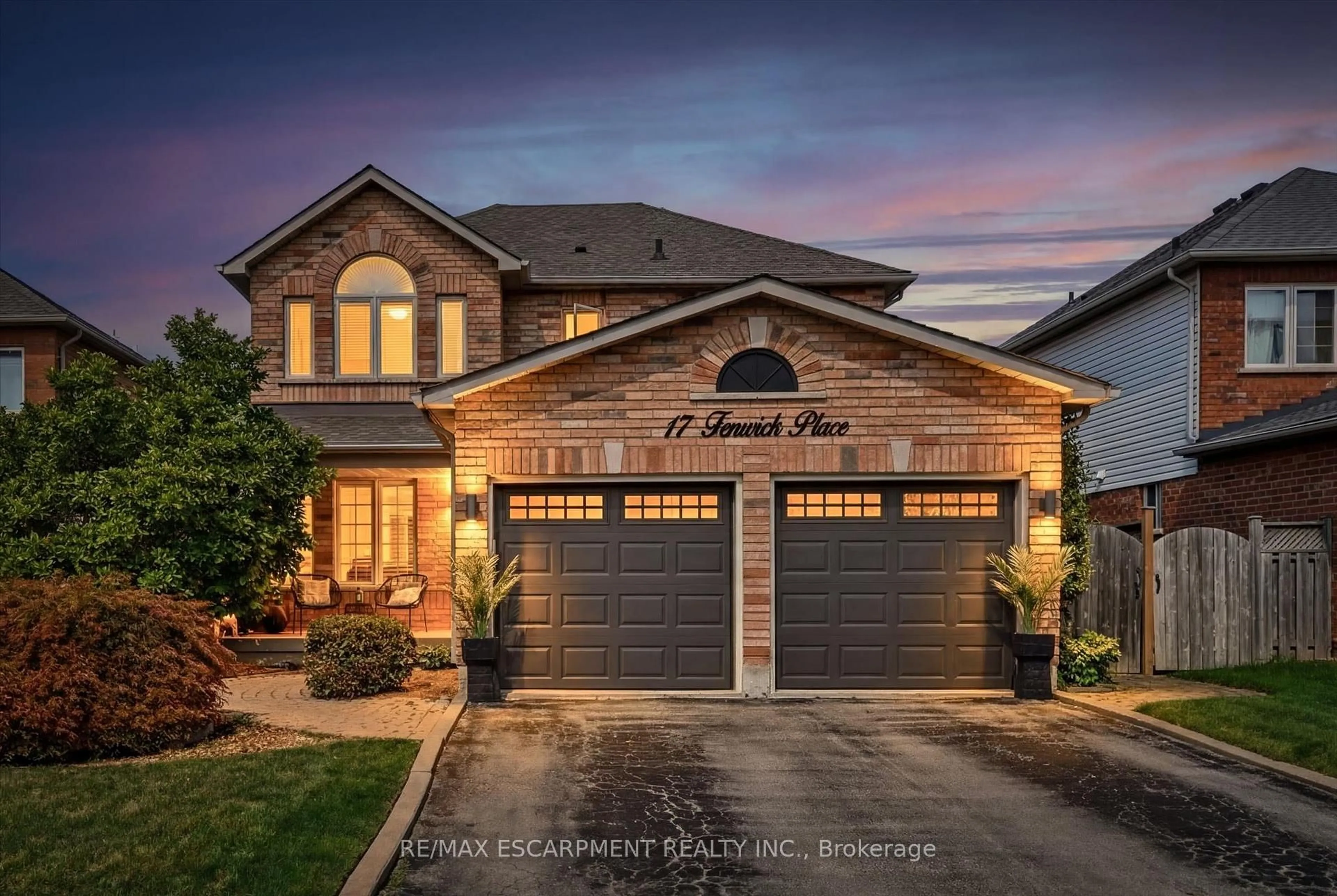 Home with brick exterior material, street for 17 Fenwick Pl, Hamilton Ontario L0R 2H5