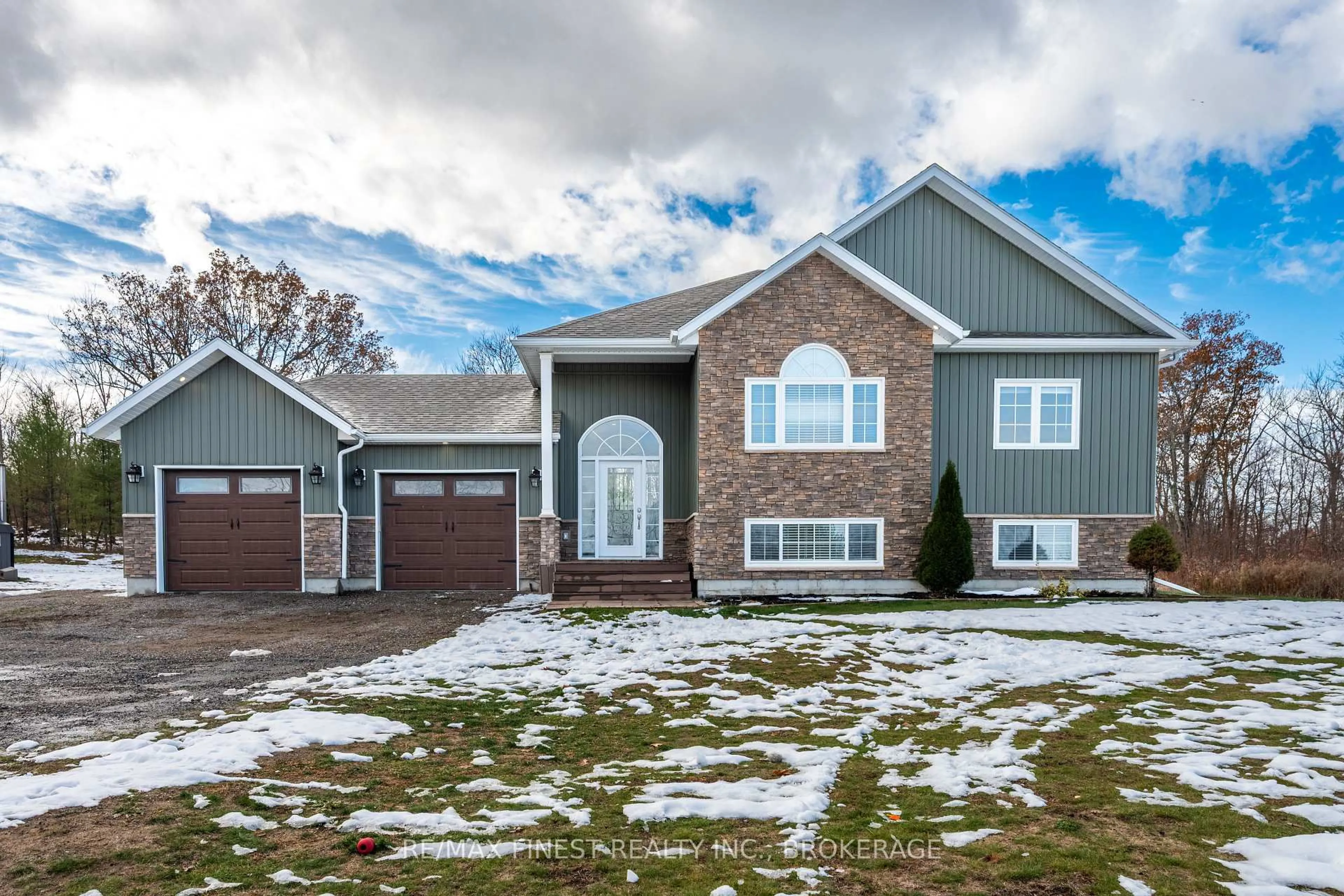 Home with brick exterior material, street for 1557 Long Lake Rd, Parham Ontario K0H 2K0