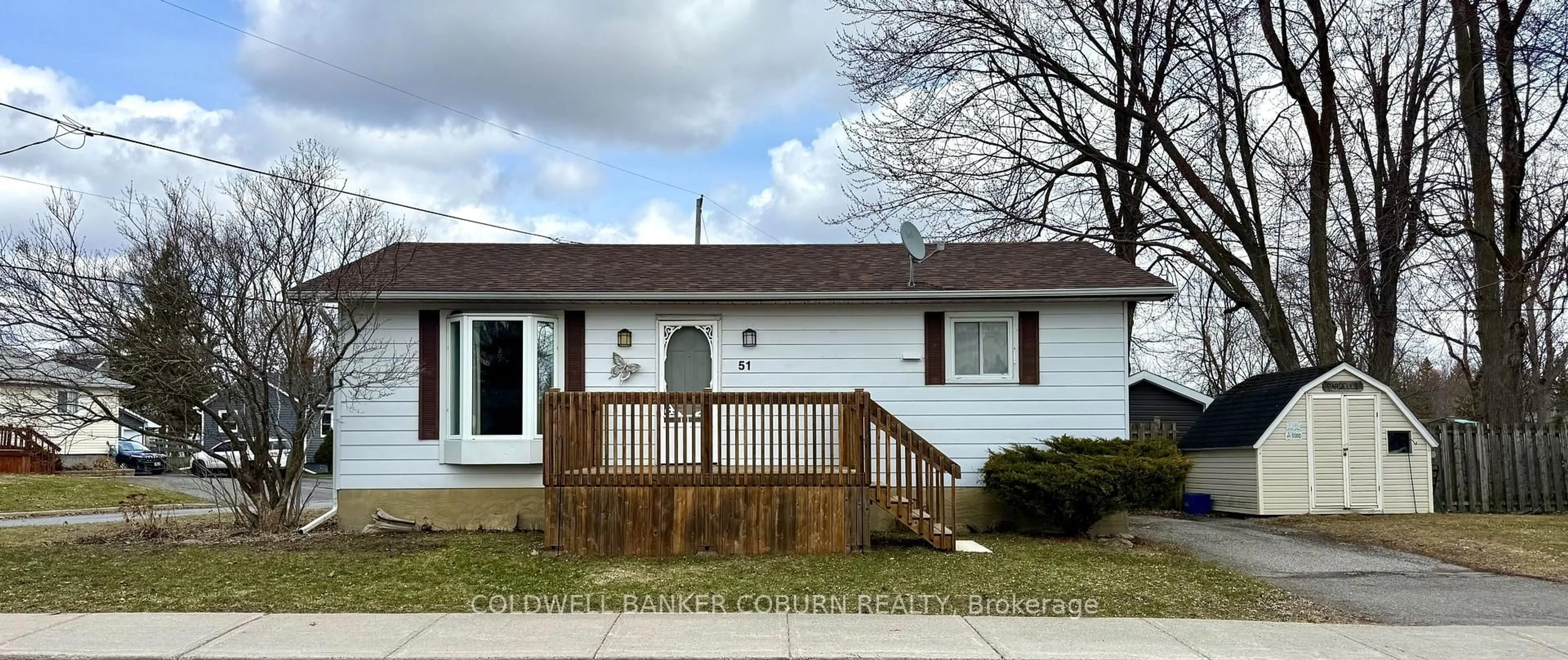 Home with vinyl exterior material, street for 51 College St, North Dundas Ontario K0C 1H0