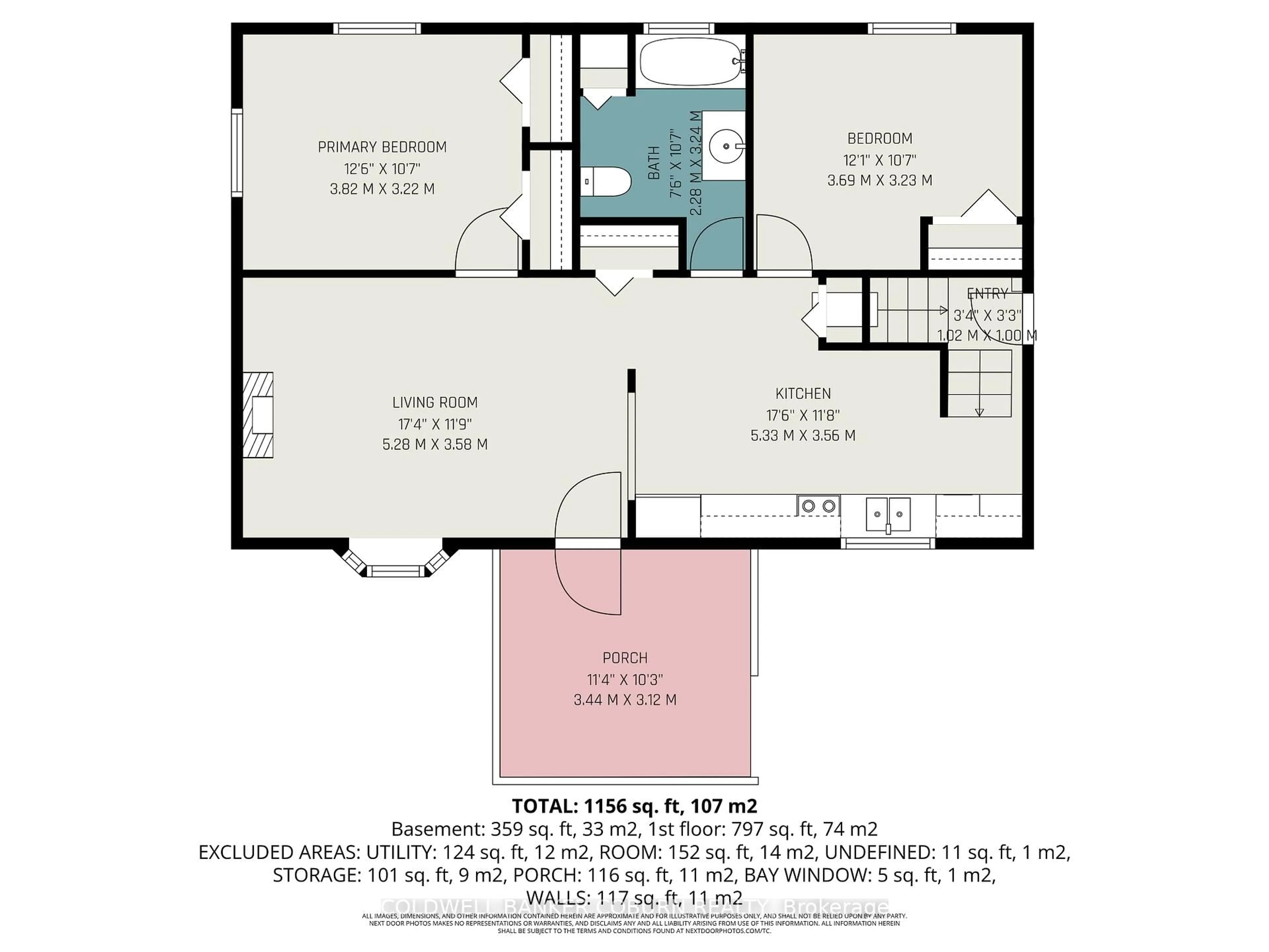 Floor plan for 51 College St, North Dundas Ontario K0C 1H0