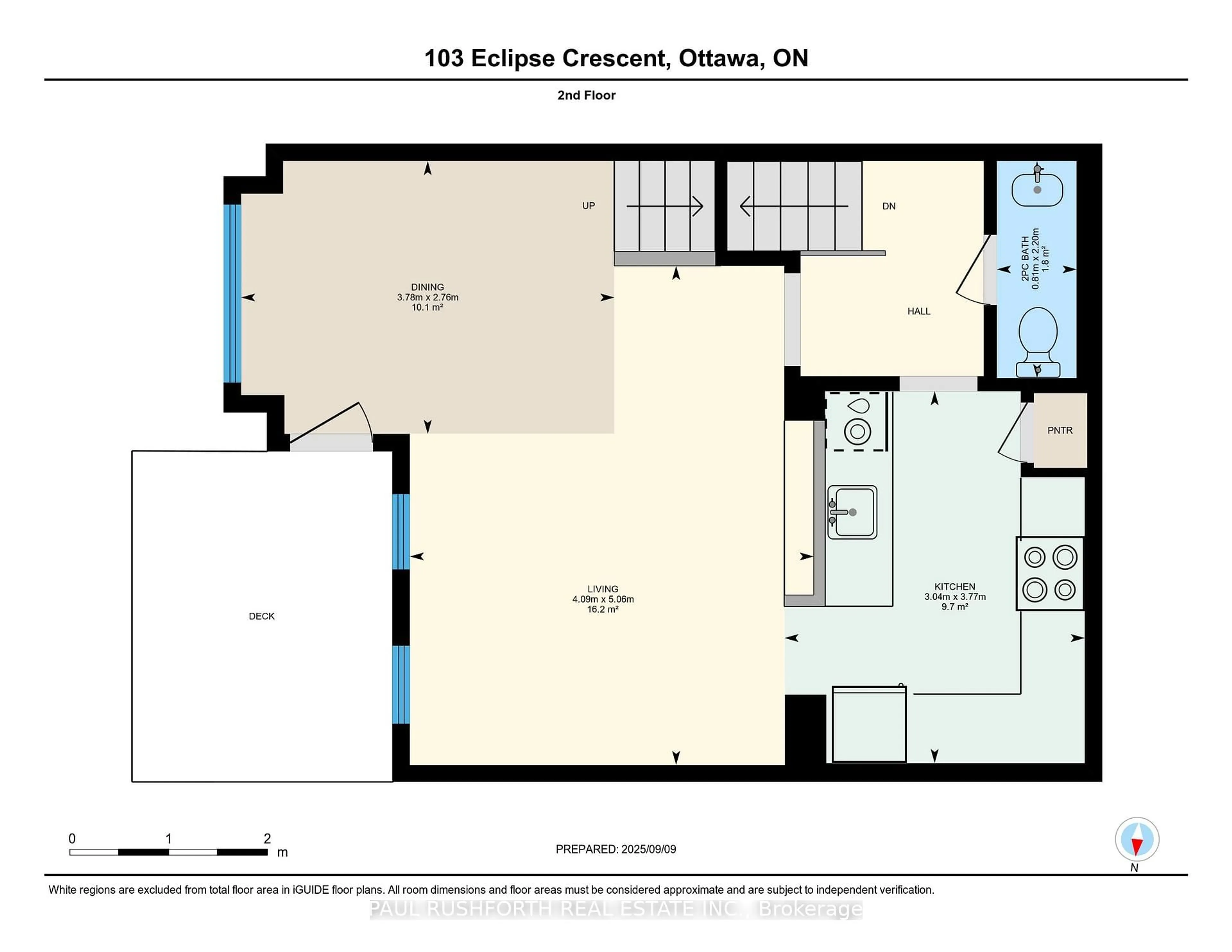 Floor plan for 103 Eclipse Cres, Ottawa Ontario K4A 0W1