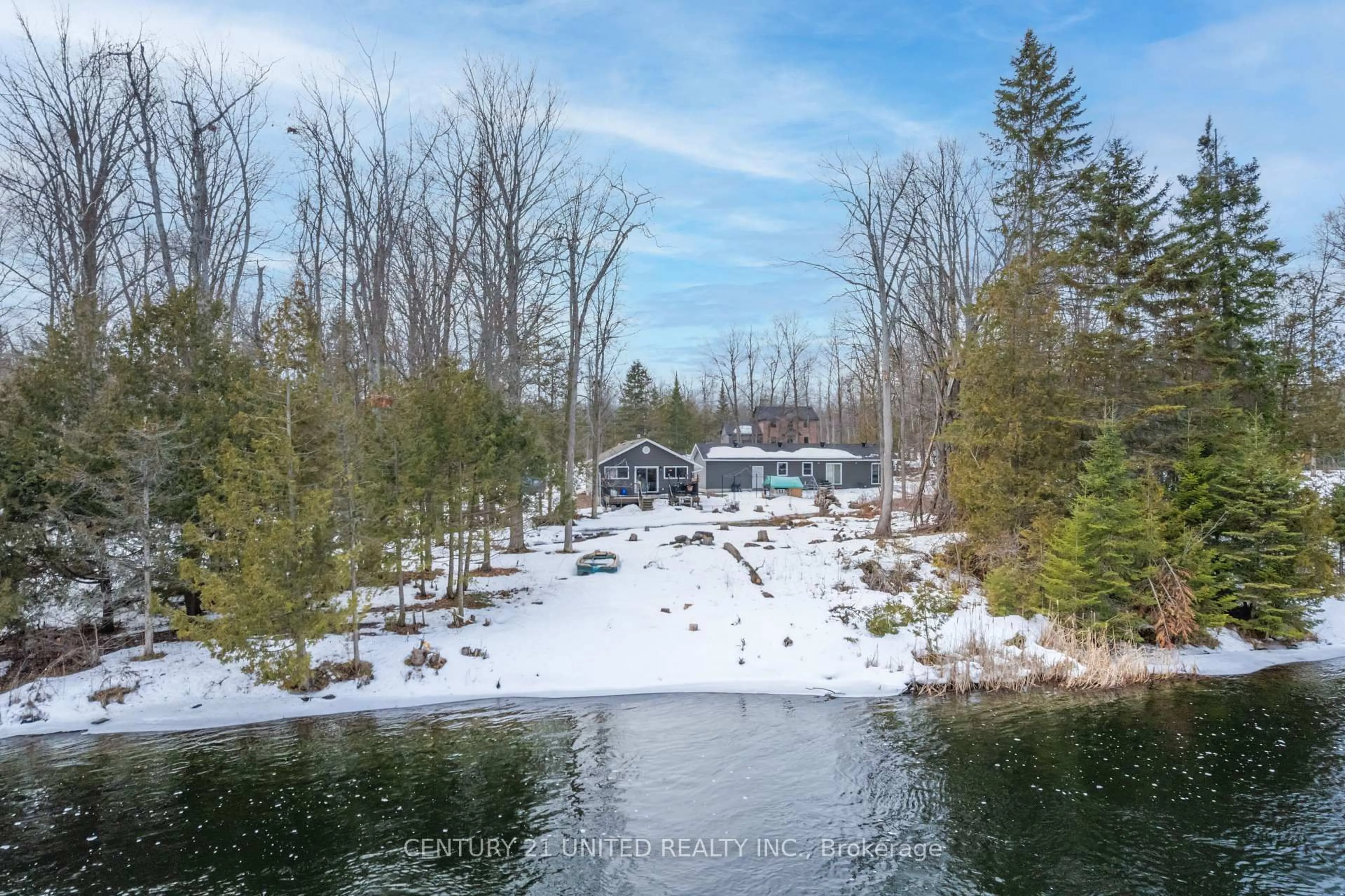 A pic from outside/outdoor area/front of a property/back of a property/a pic from drone, water/lake/river/ocean view for 472 Canal Rd, Trent Hills Ontario K0L 1L0