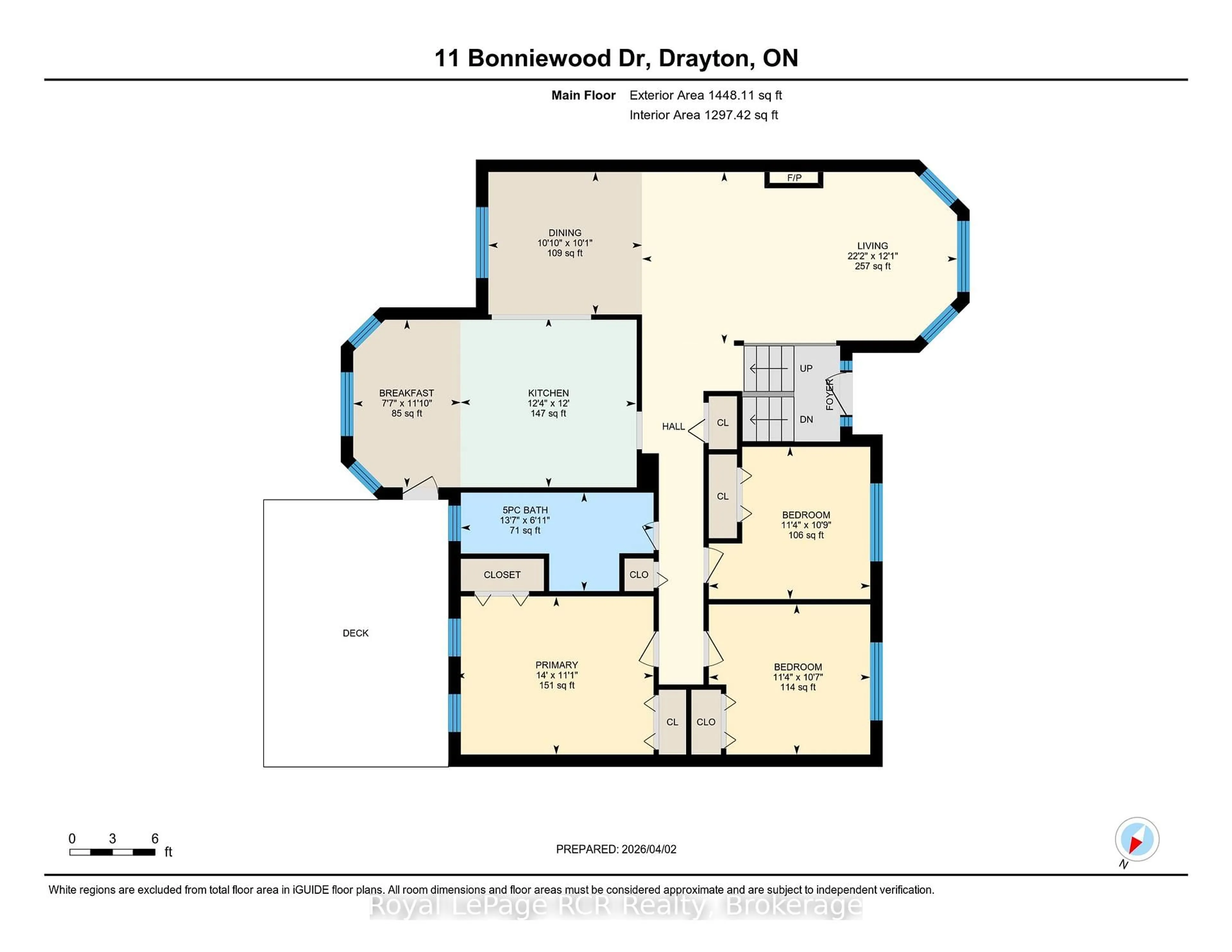 Floor plan for 11 Bonniewood Dr, Mapleton Ontario N0G 1P0