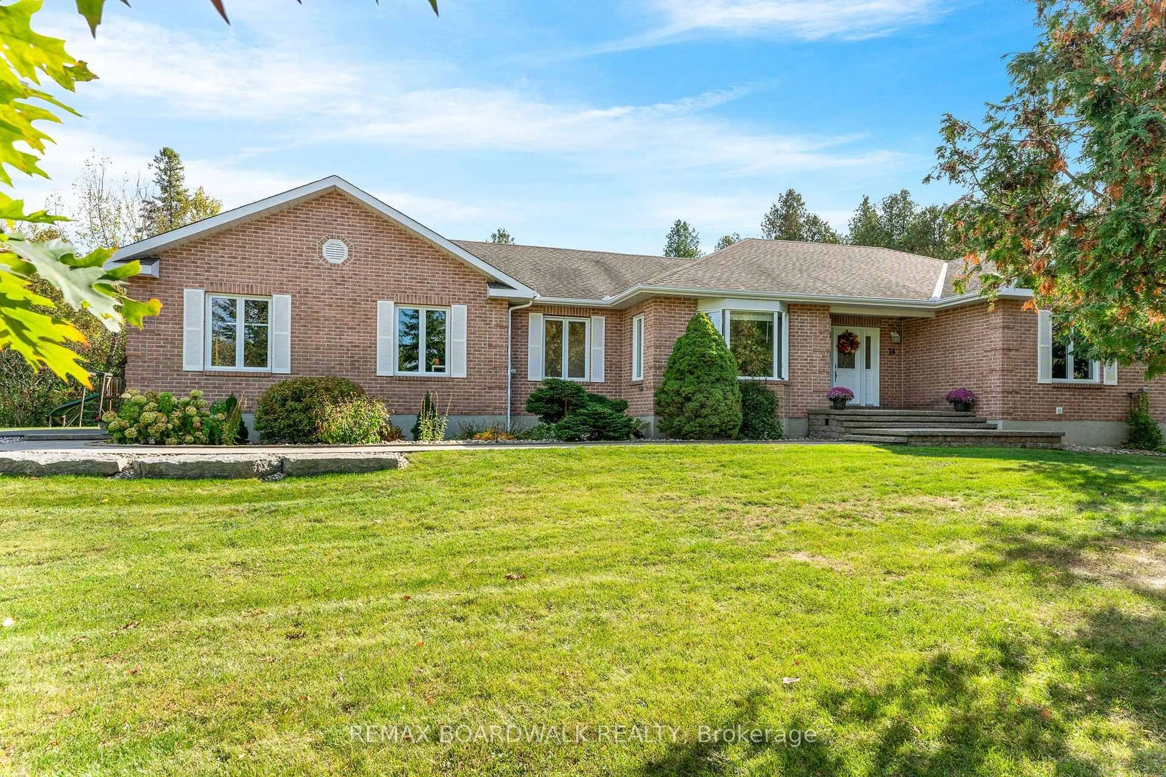 Home with brick exterior material, street for 14 Panandrick View Dr, Ottawa Ontario K2W 1A5