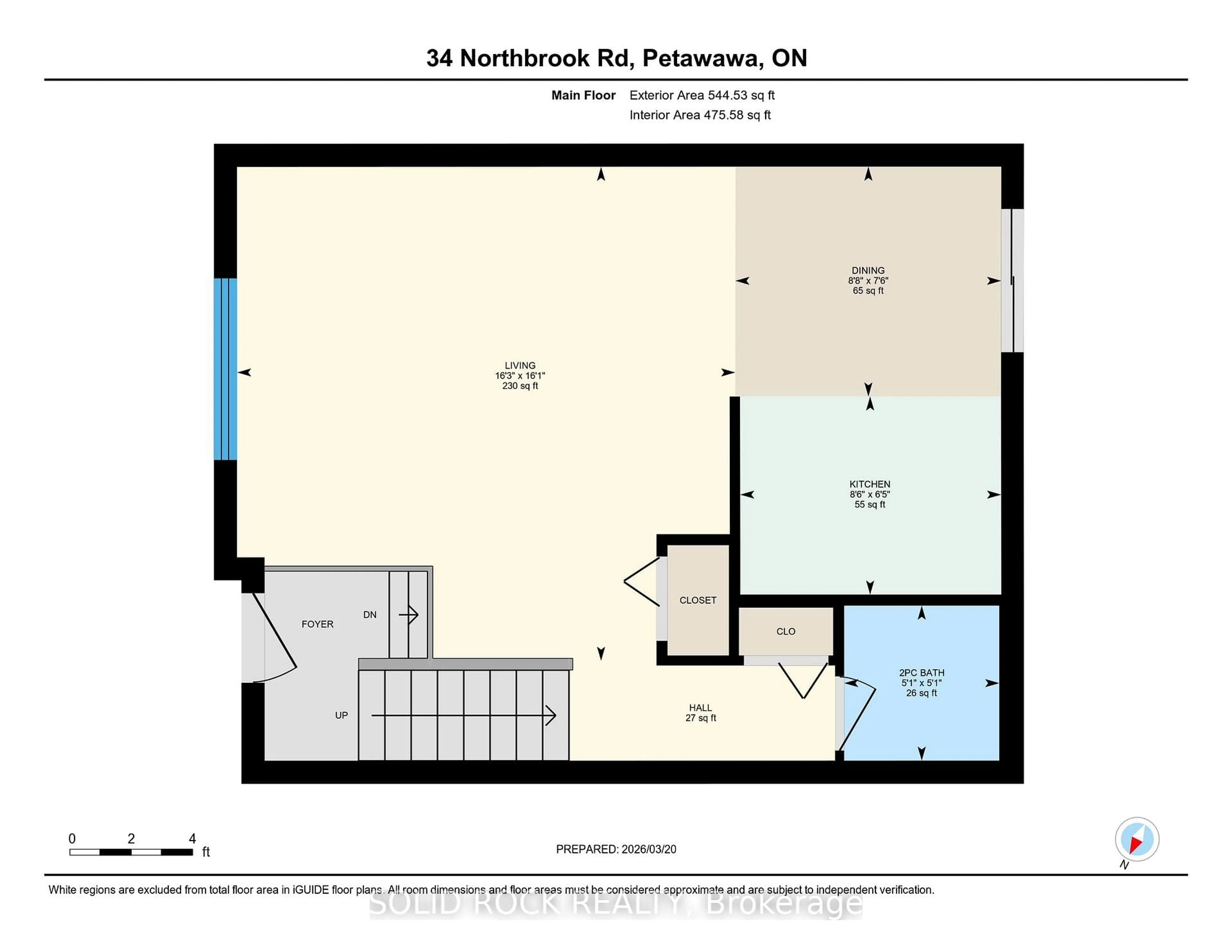 Floor plan for 34 Northbrook Rd, Petawawa Ontario K8H 3N5