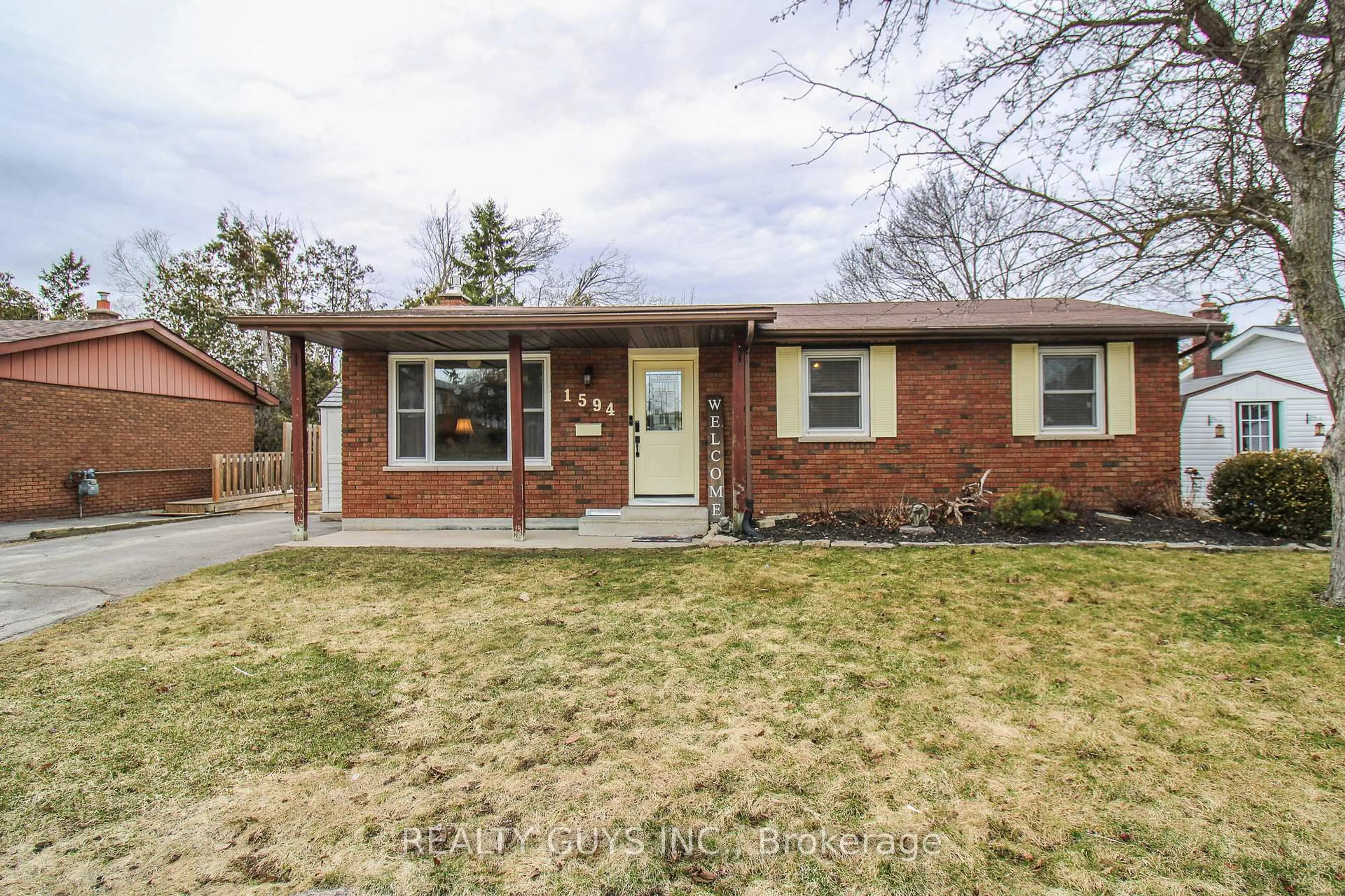 Home with brick exterior material, street for 1594 Redwood Dr, Peterborough Ontario K9K 1B4