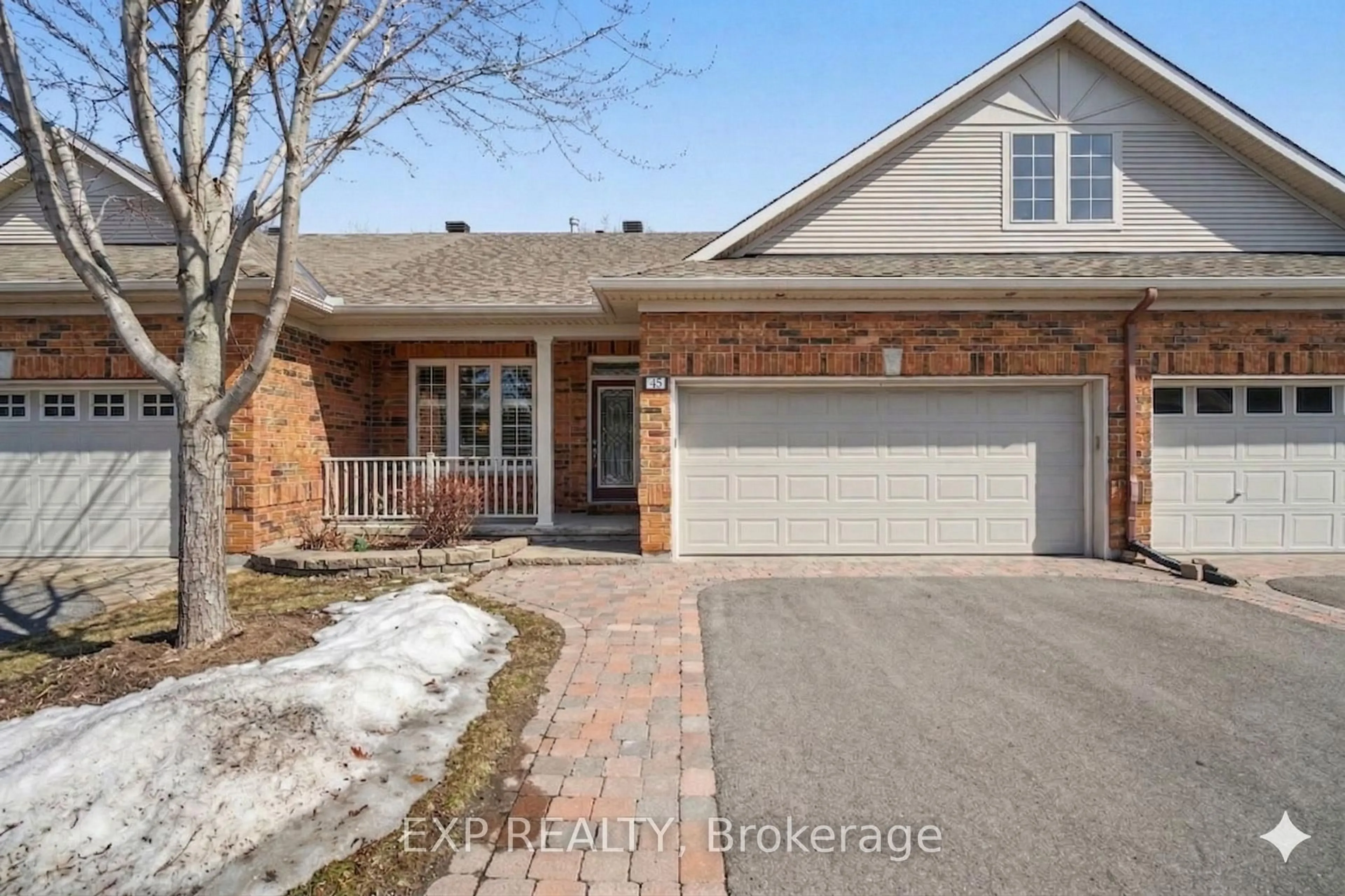 Home with brick exterior material, street for 45 Morenz Terr, Ottawa Ontario K2K 3H2