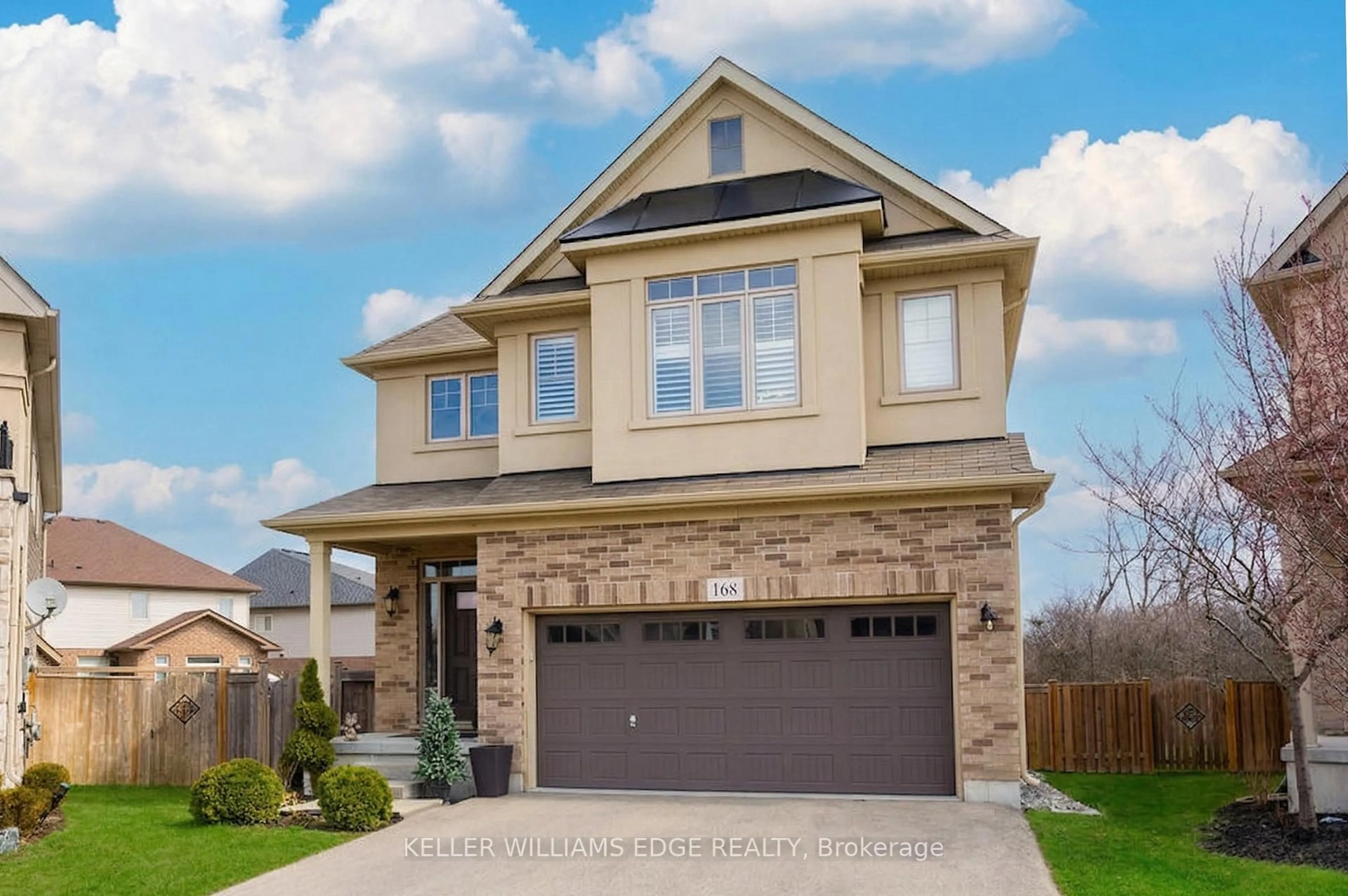 Home with brick exterior material, street for 168 Echovalley Dr, Hamilton Ontario L8J 0H2