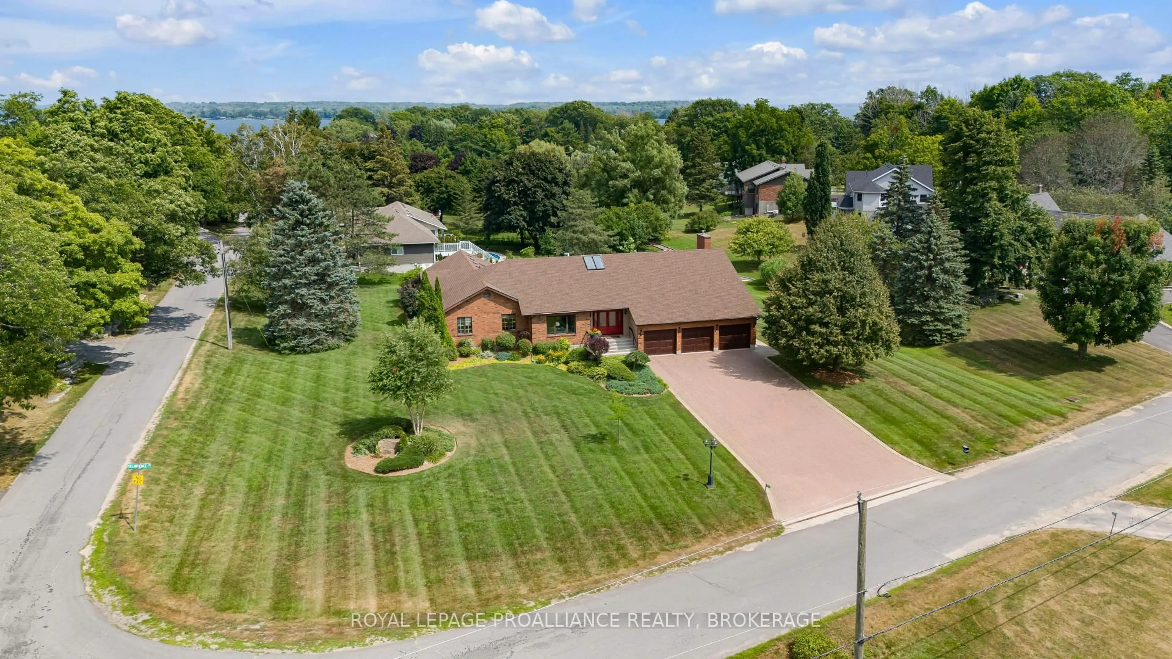 A pic from outside/outdoor area/front of a property/back of a property/a pic from drone, water/lake/river/ocean view for 1673 St. Lawrence Ave, Kingston Ontario K7L 2V1