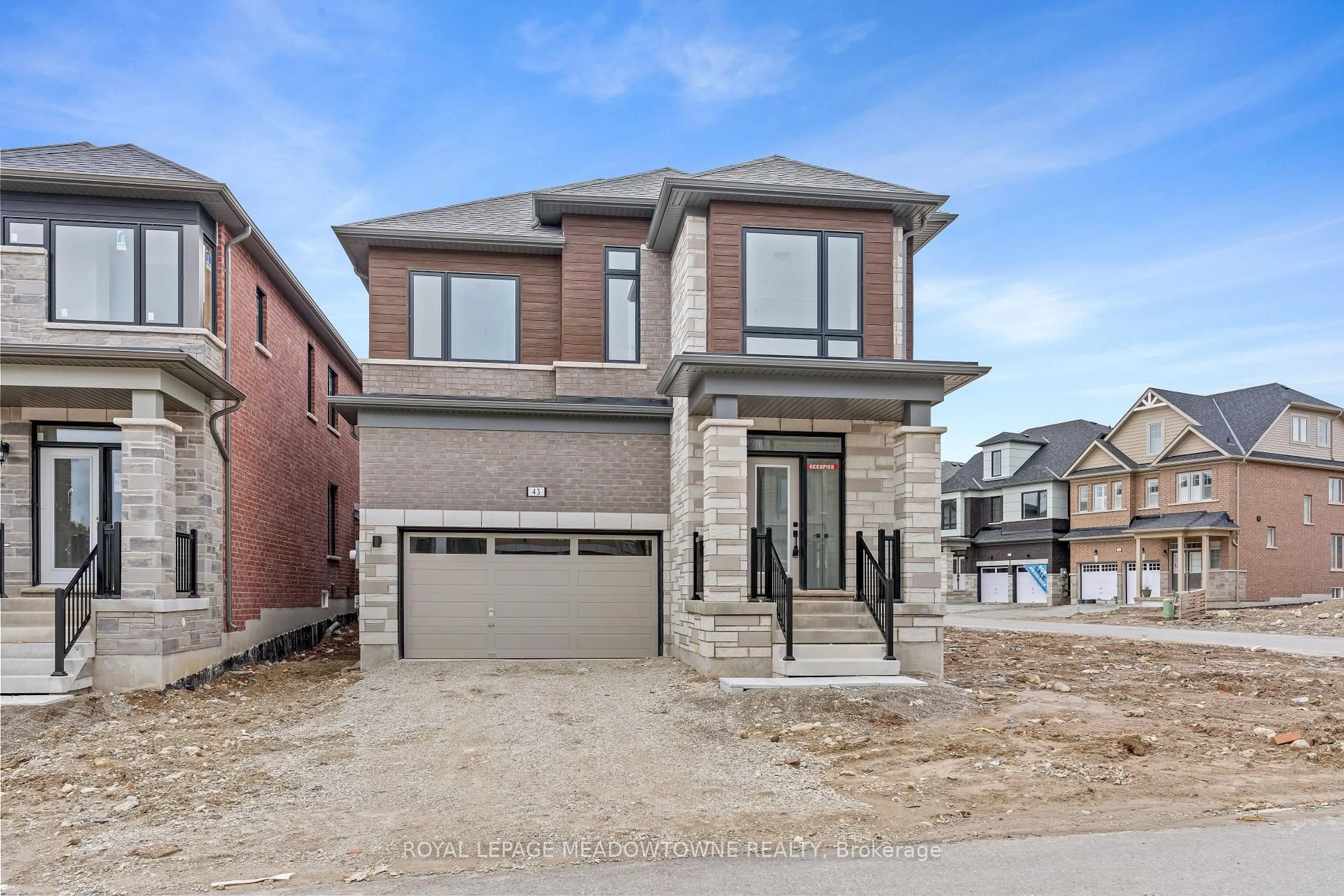 Home with brick exterior material, street for 43 Henshaw Dr, Erin Ontario N0B 1T0