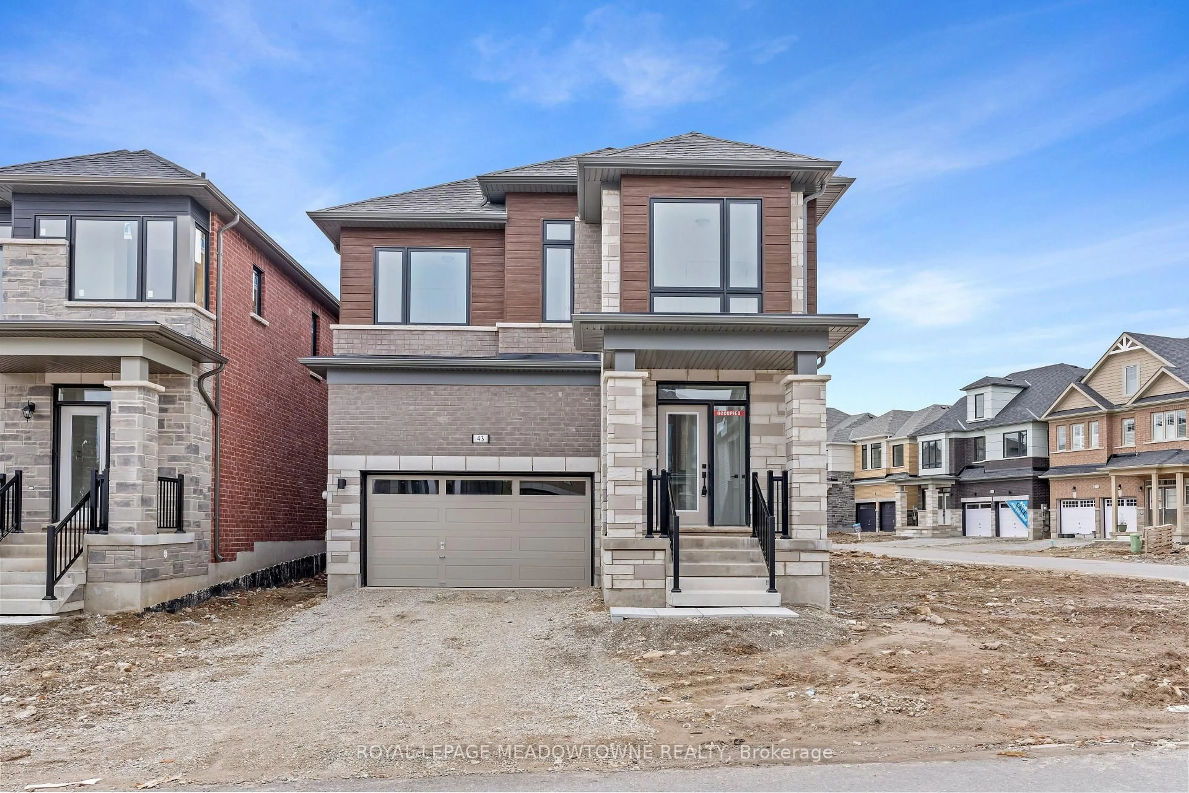 Home with brick exterior material, street for 43 Henshaw Dr, Erin Ontario N0B 1T0