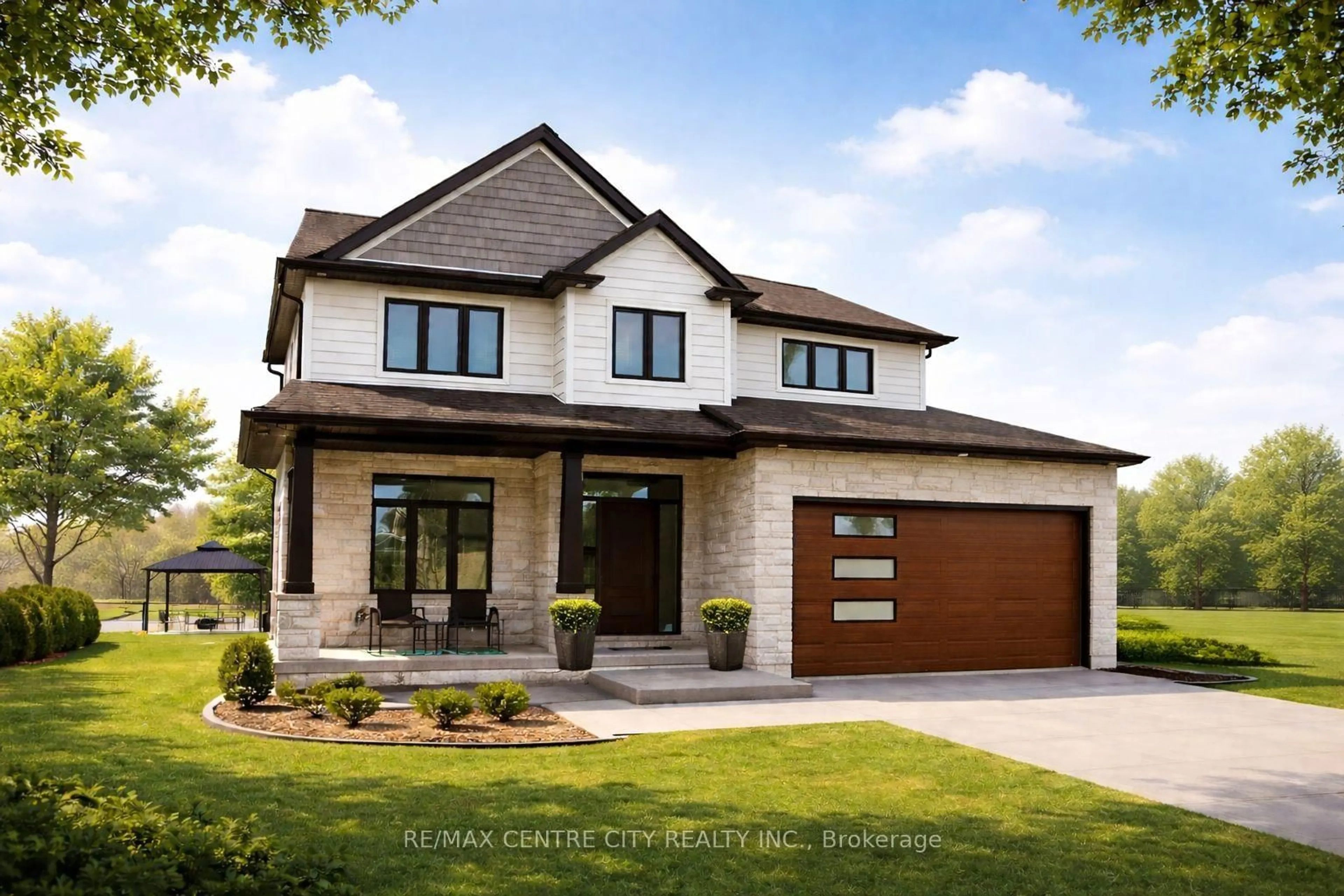 Home with brick exterior material, street for 211 Foxborough Pl, Thames Centre Ontario N0M 2P0