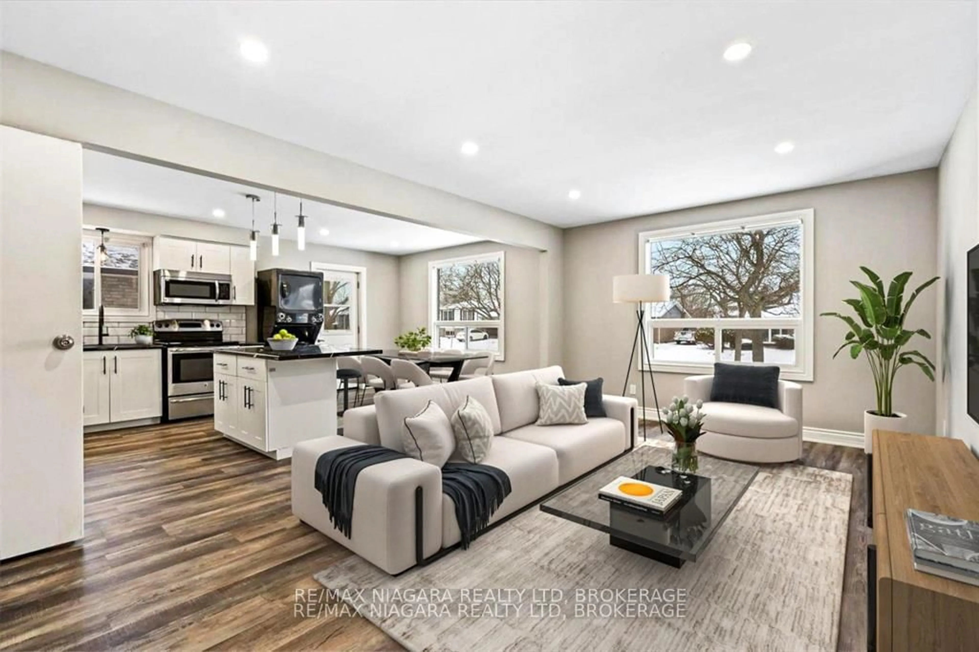 Living room with furniture, unknown for 26 Colonial St, Welland Ontario L3C 5W5