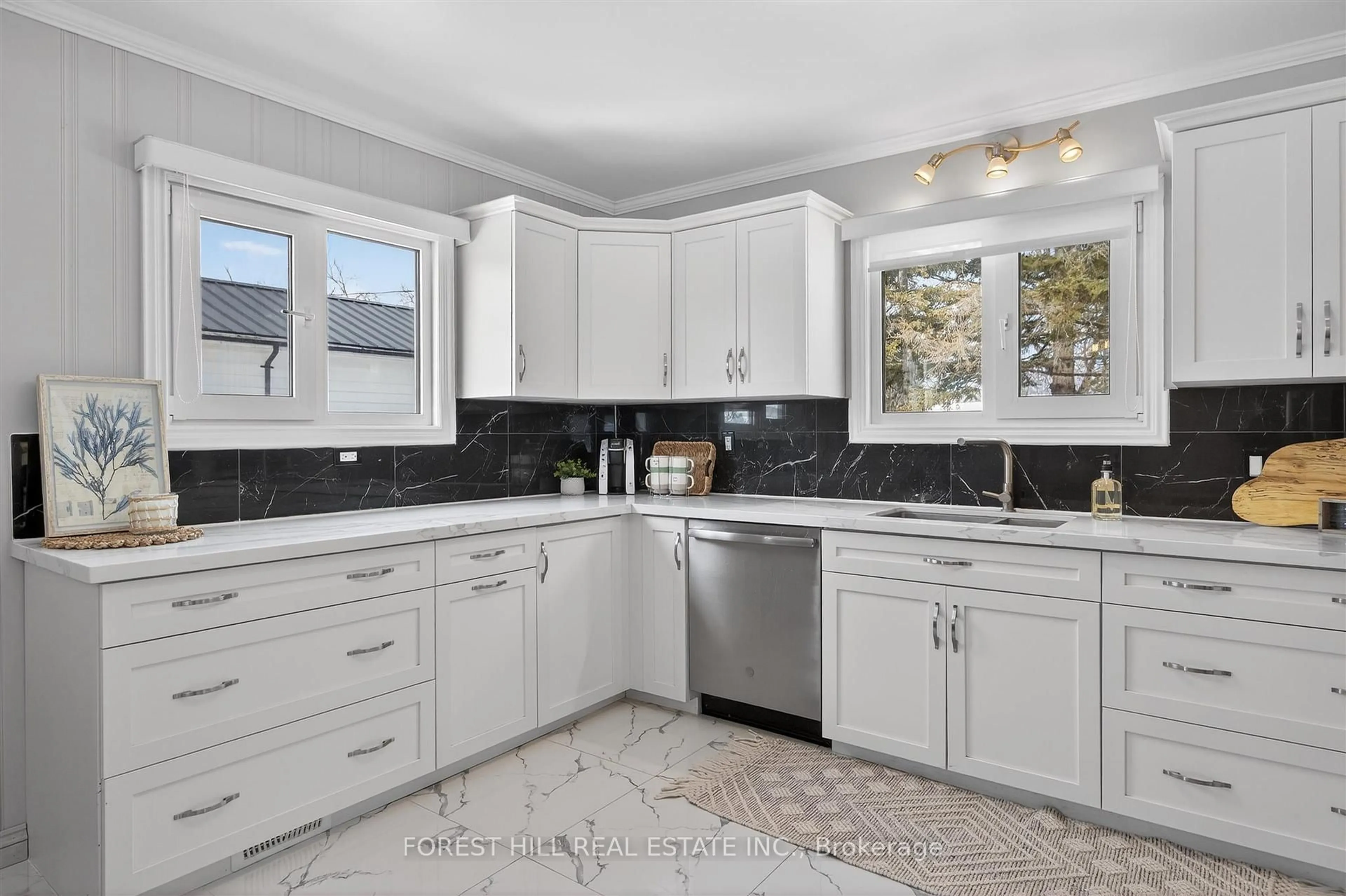 Open concept kitchen, ceramic/tile floor for 1293 Scollard Line, Selwyn Ontario K0L 1T0