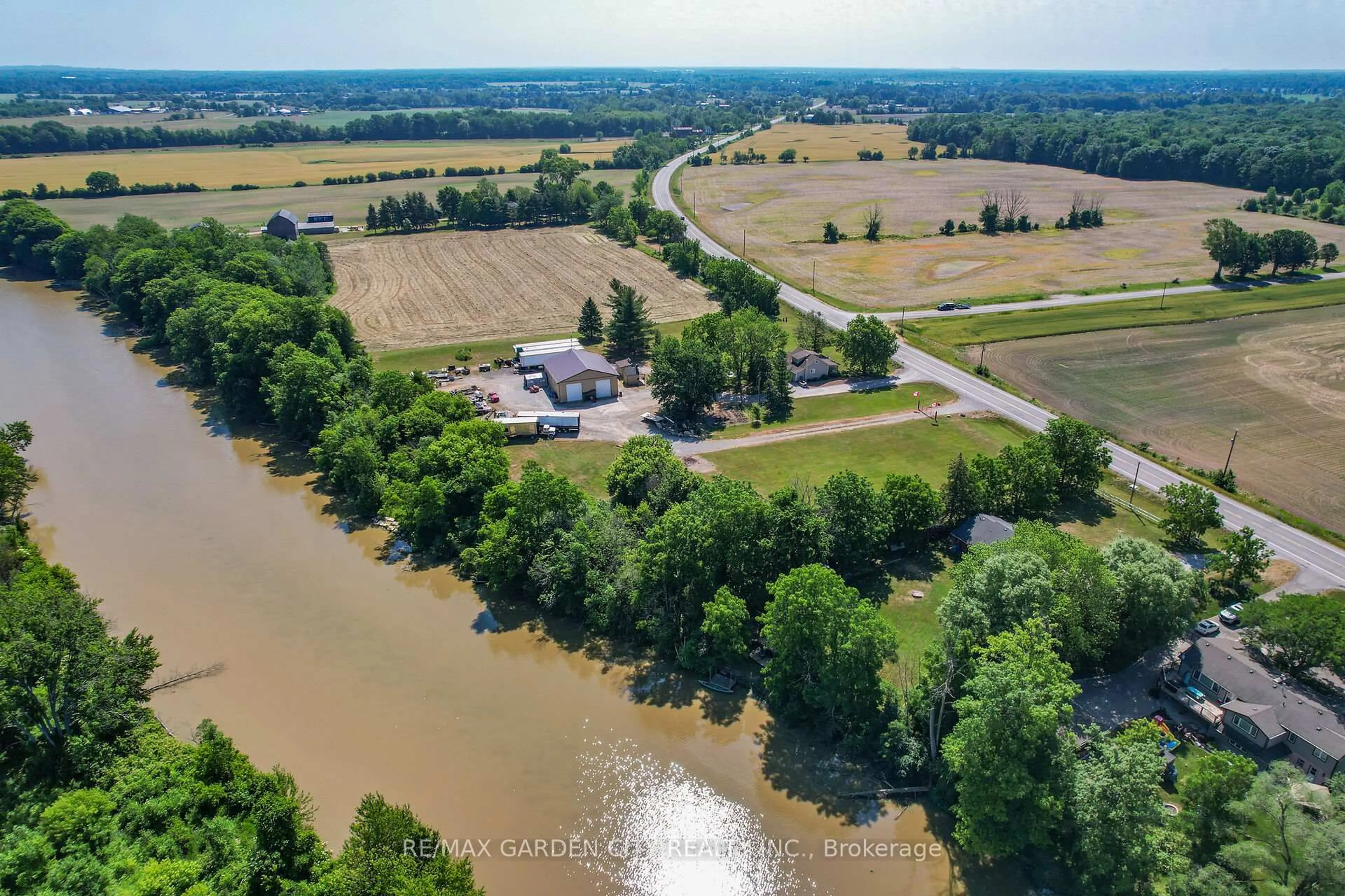 A pic from outside/outdoor area/front of a property/back of a property/a pic from drone, water/lake/river/ocean view for 73222 Reg Rd 27 Rd, Wainfleet Ontario L0R 2J0