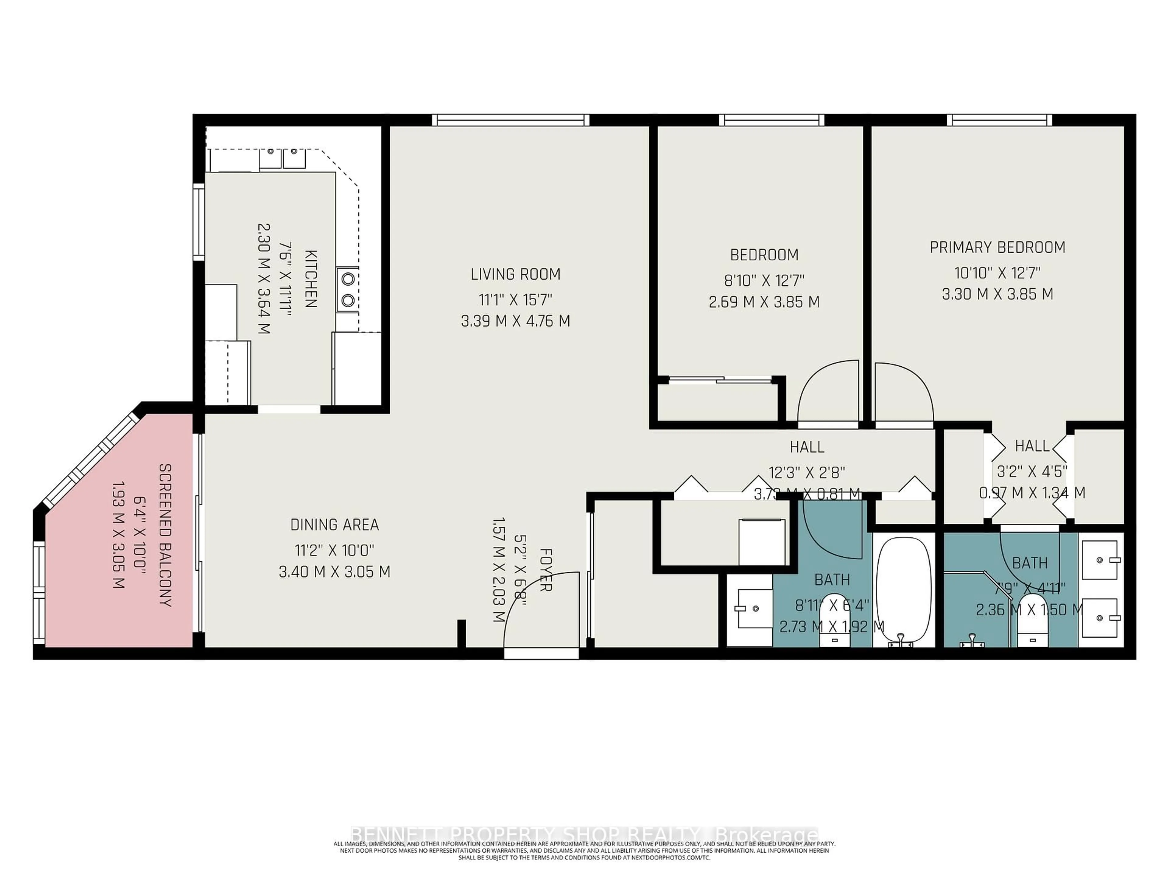 Floor plan for 2760 Carousel Cres #610, Ottawa Ontario K1T 2N4