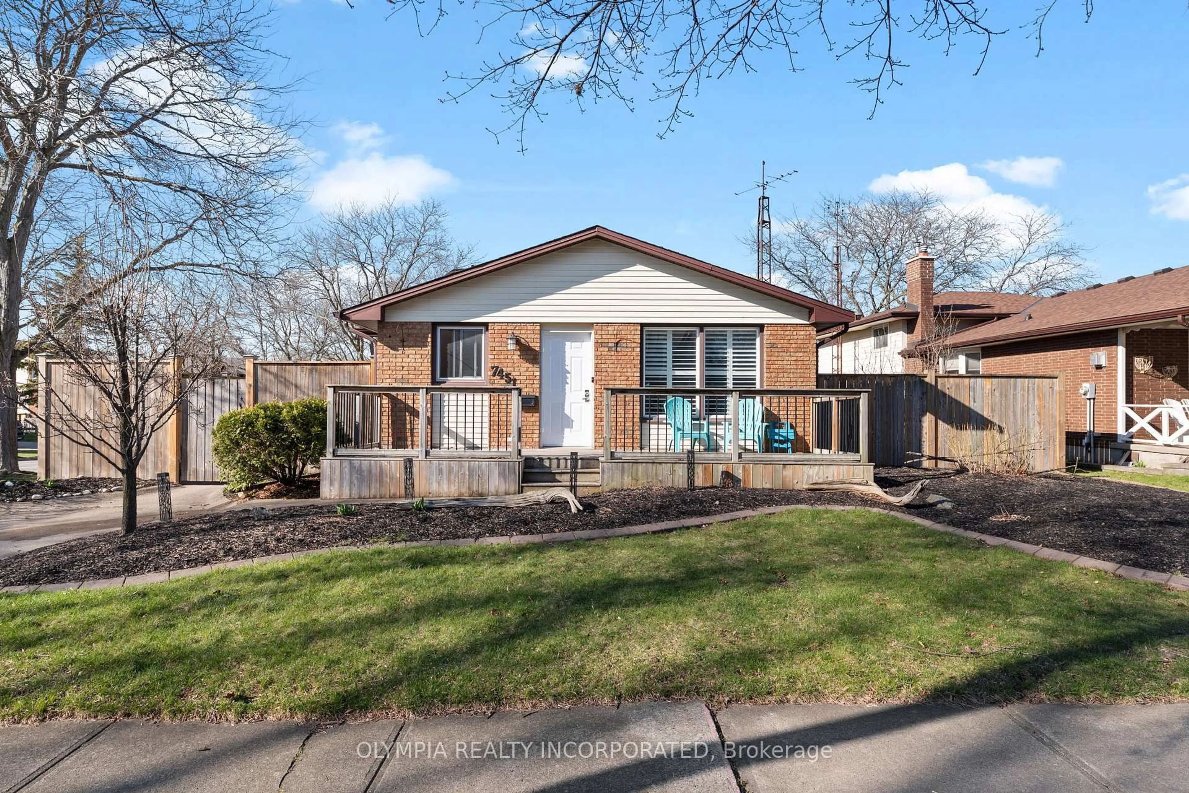 Home with brick exterior material, street for 7451 Green Boughs Rd, Niagara Falls Ontario L2J 3Y8