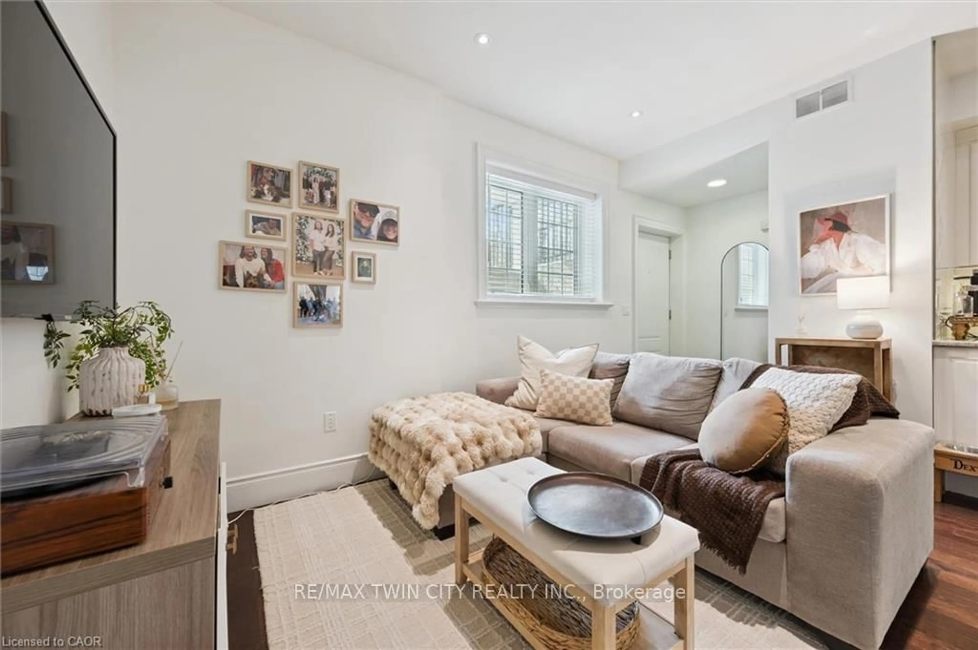 Living room with furniture, unknown for 133 Park St #101, Waterloo Ontario N2L 6L7