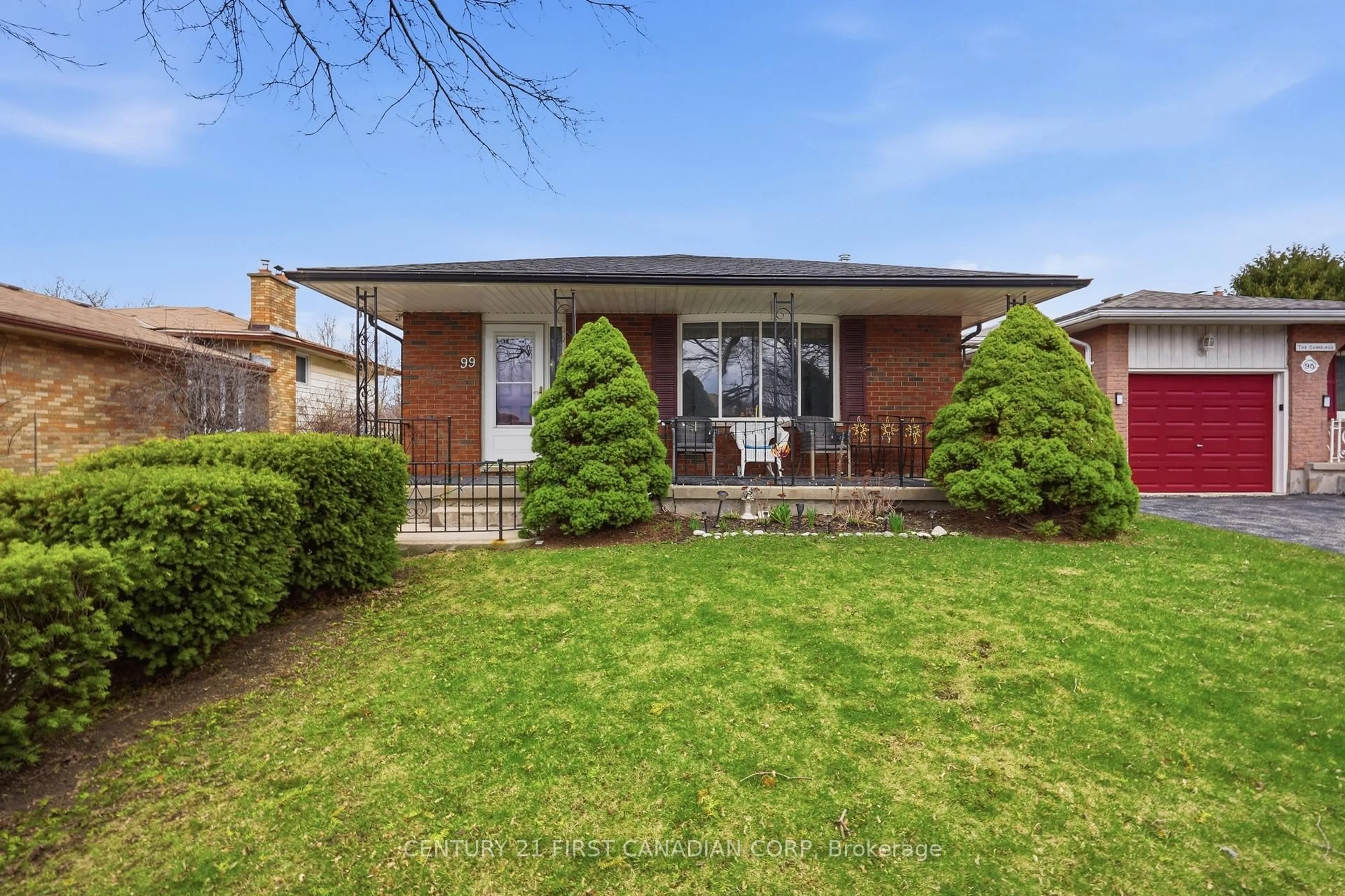 Home with brick exterior material, street for 99 Muriel Cres, London South Ontario N6E 2K4