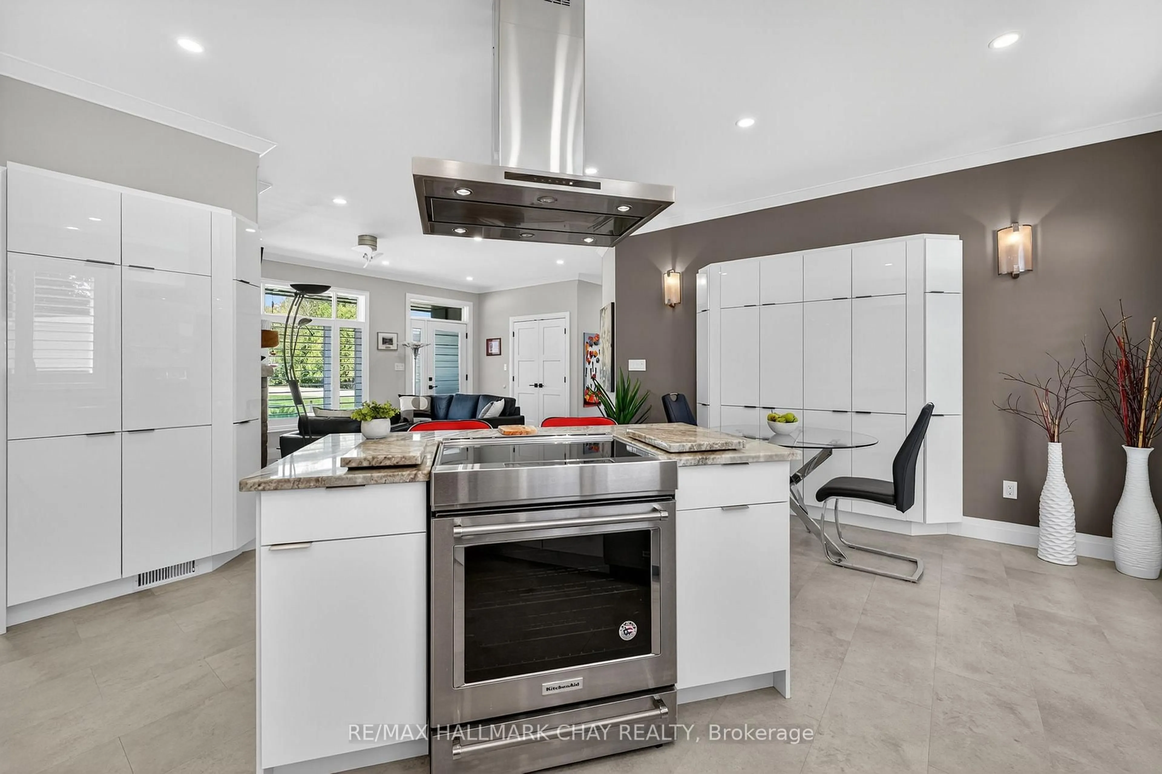 Contemporary kitchen, ceramic/tile floor for 70 Montreal St, West Nipissing Ontario P2B 3G9