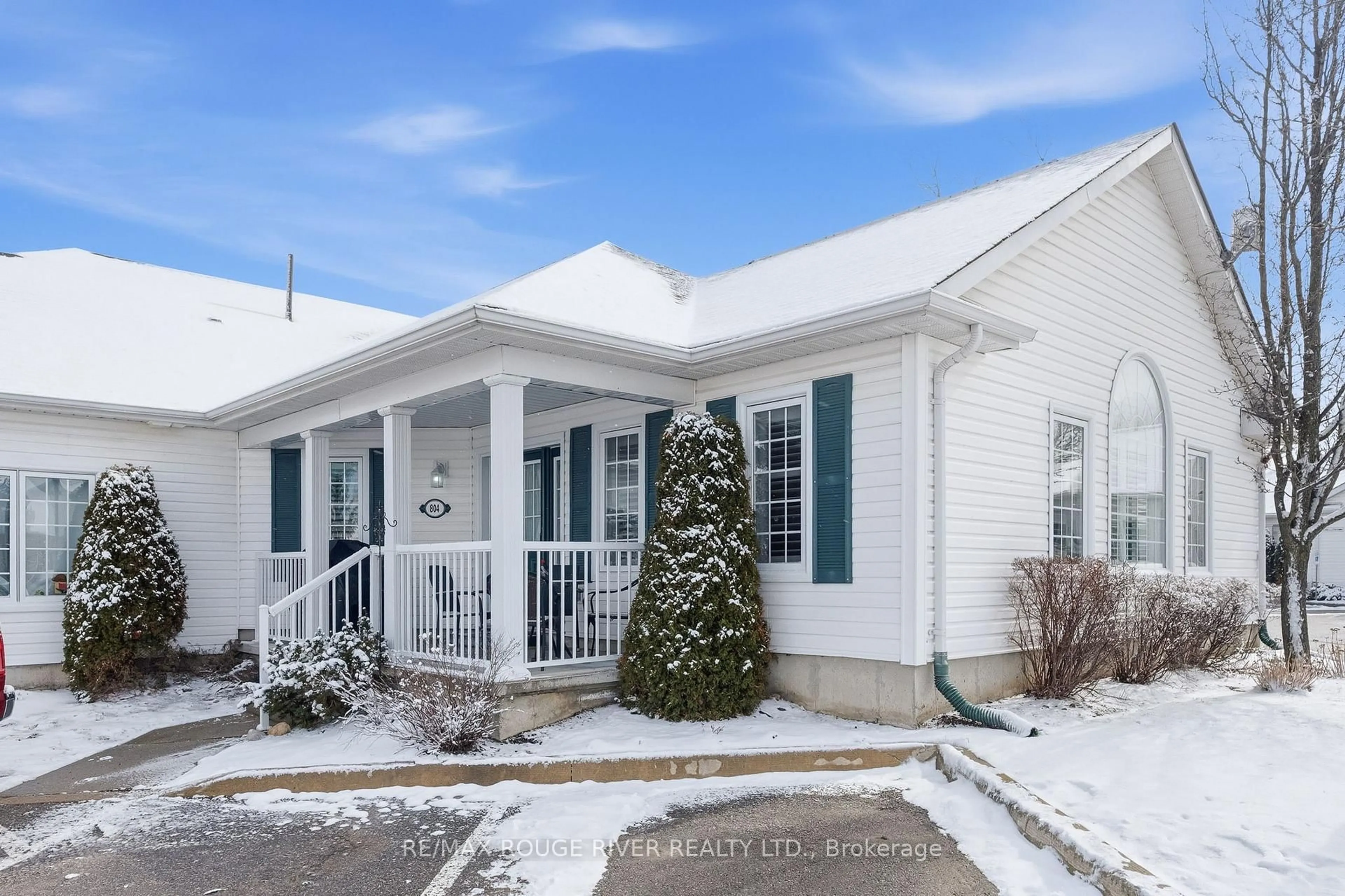 Home with vinyl exterior material, street for 325 Densmore Rd #804, Cobourg Ontario K9A 0E4