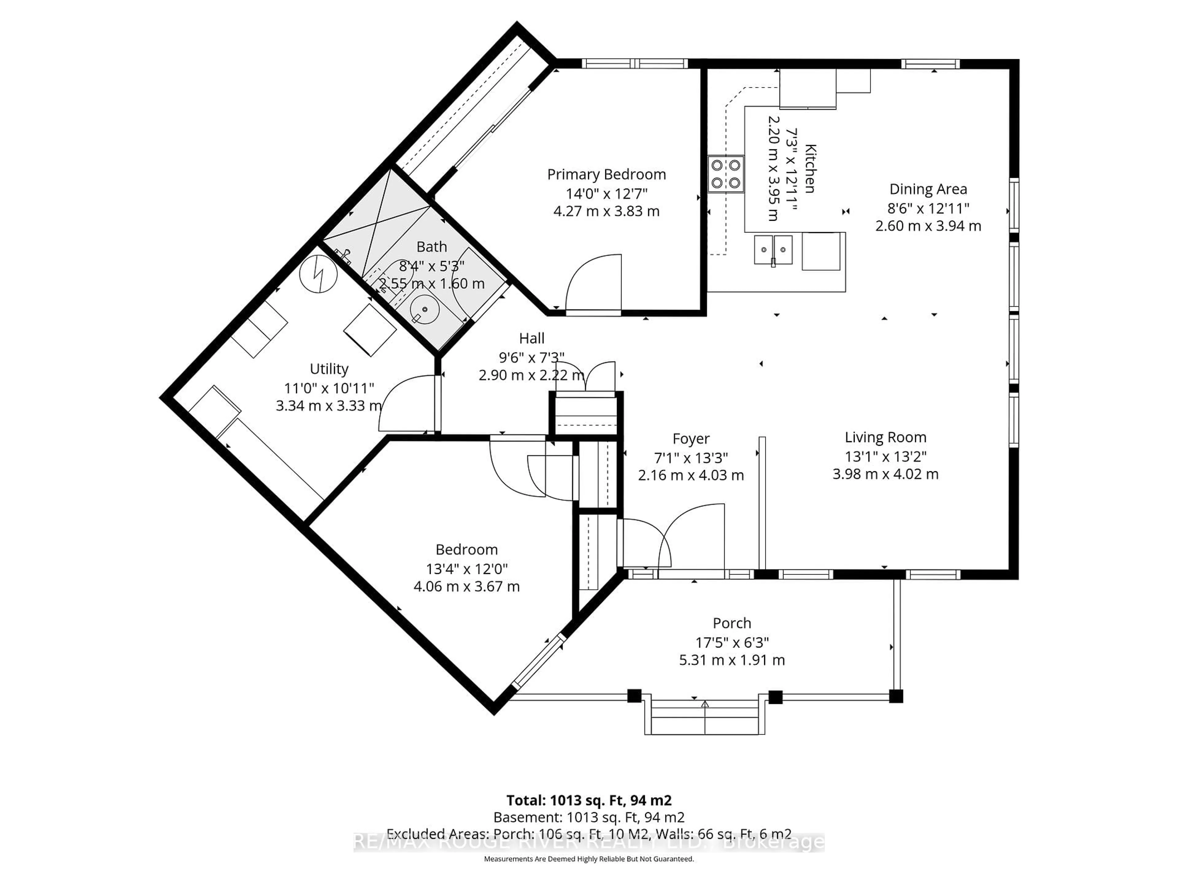 Floor plan for 325 Densmore Rd #804, Cobourg Ontario K9A 0E4