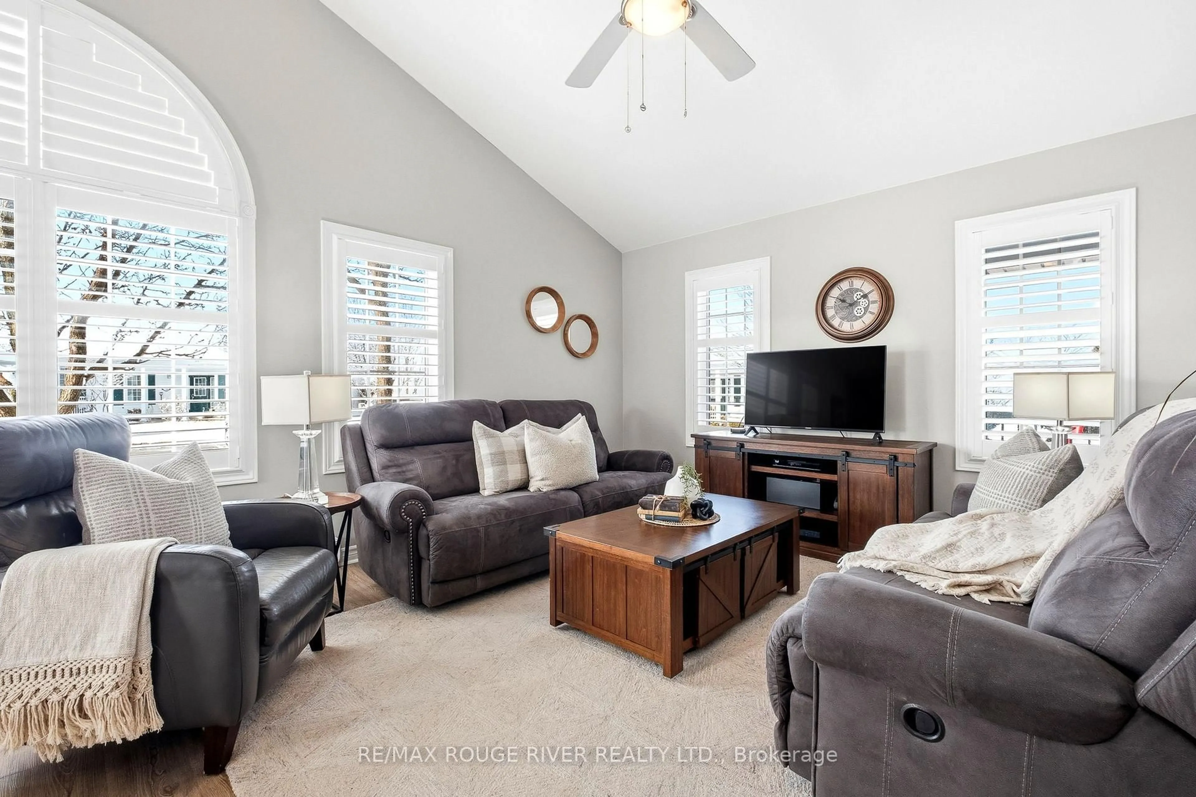 Living room with furniture, unknown for 325 Densmore Rd #804, Cobourg Ontario K9A 0E4