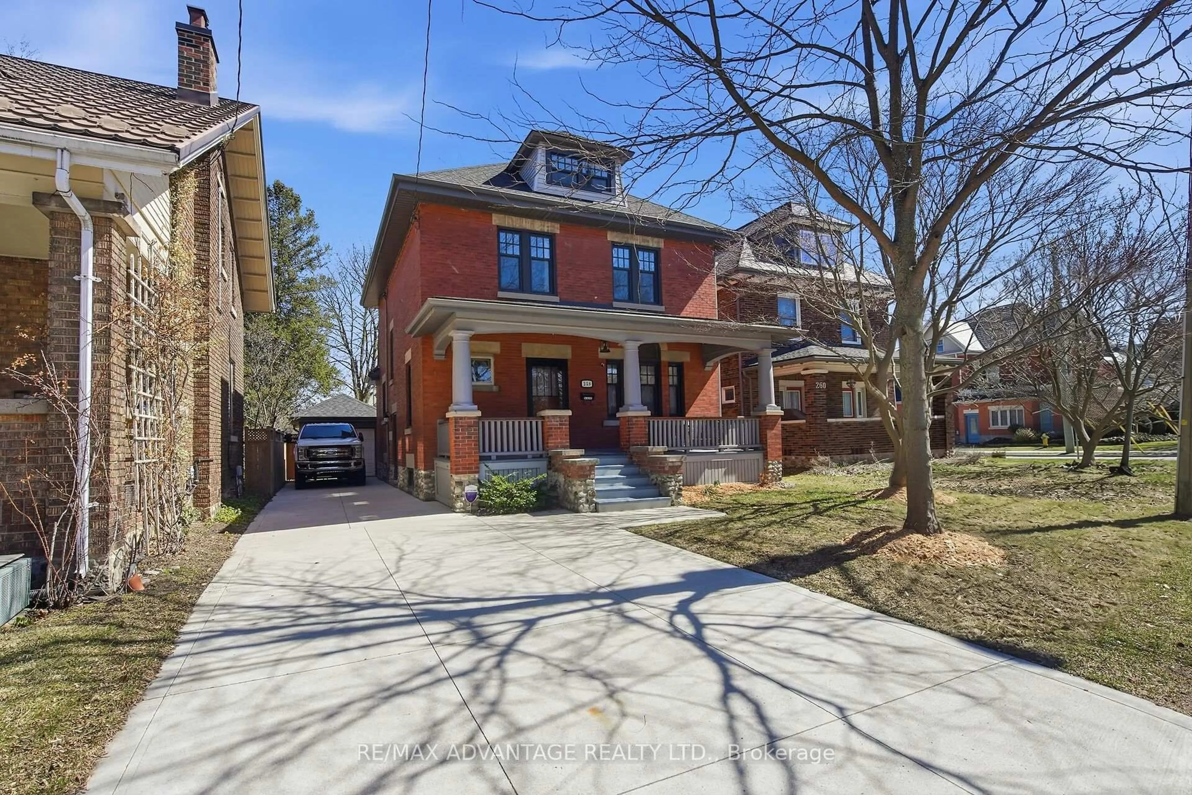 Home with brick exterior material, street for 258 Ridout St, London South Ontario N6C 3Y6