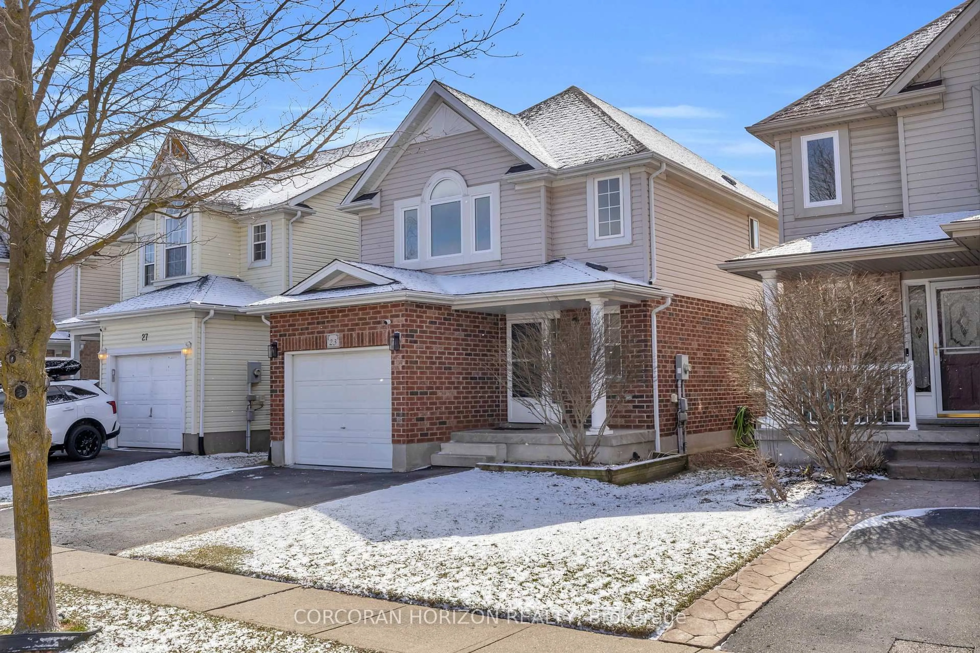 Home with brick exterior material, street for 23 Maryann Price Lane, Cambridge Ontario N3C 4K6