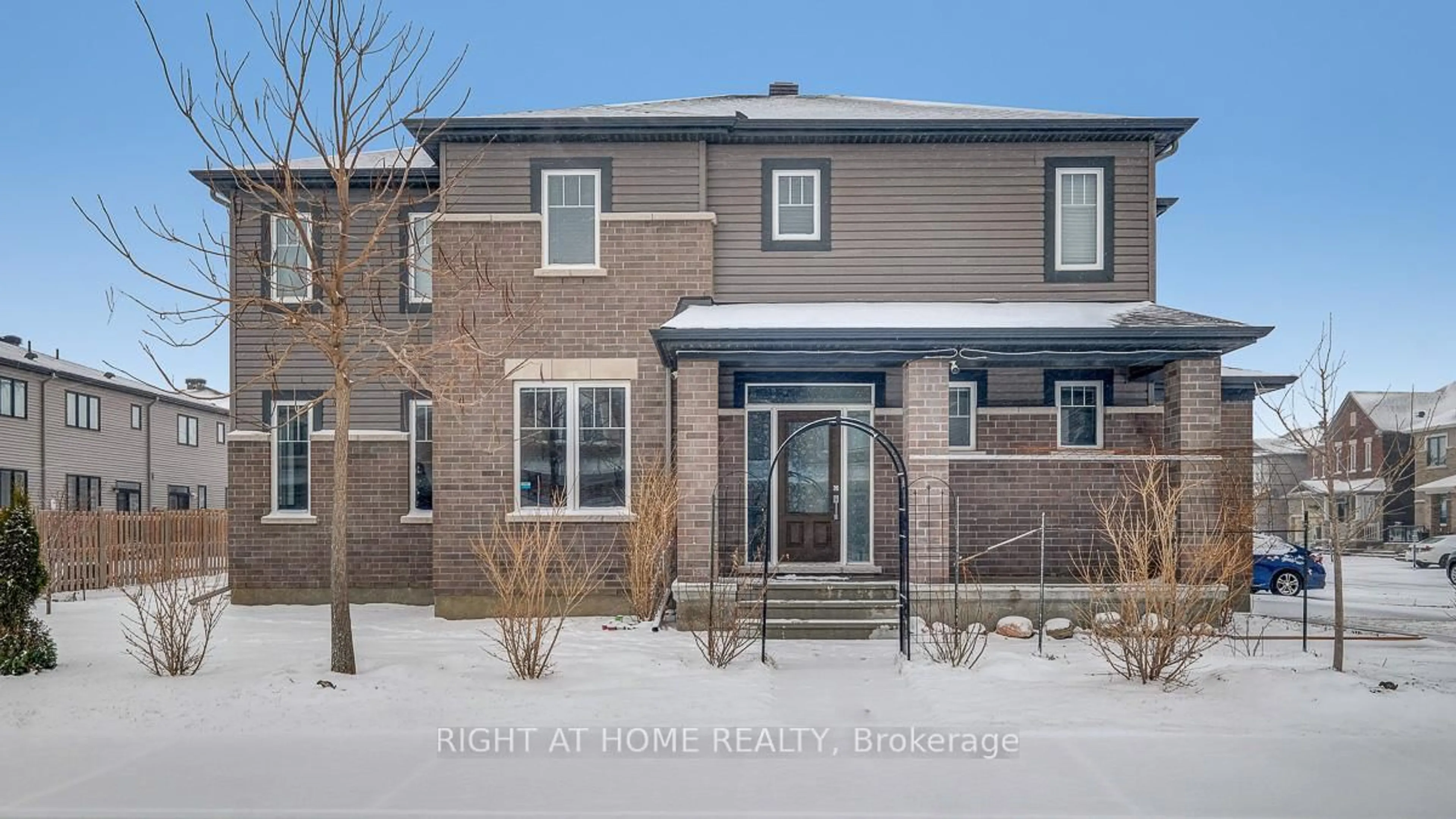 Home with brick exterior material, street for 22 Dalkey Way, Ottawa Ontario K2J 6V5
