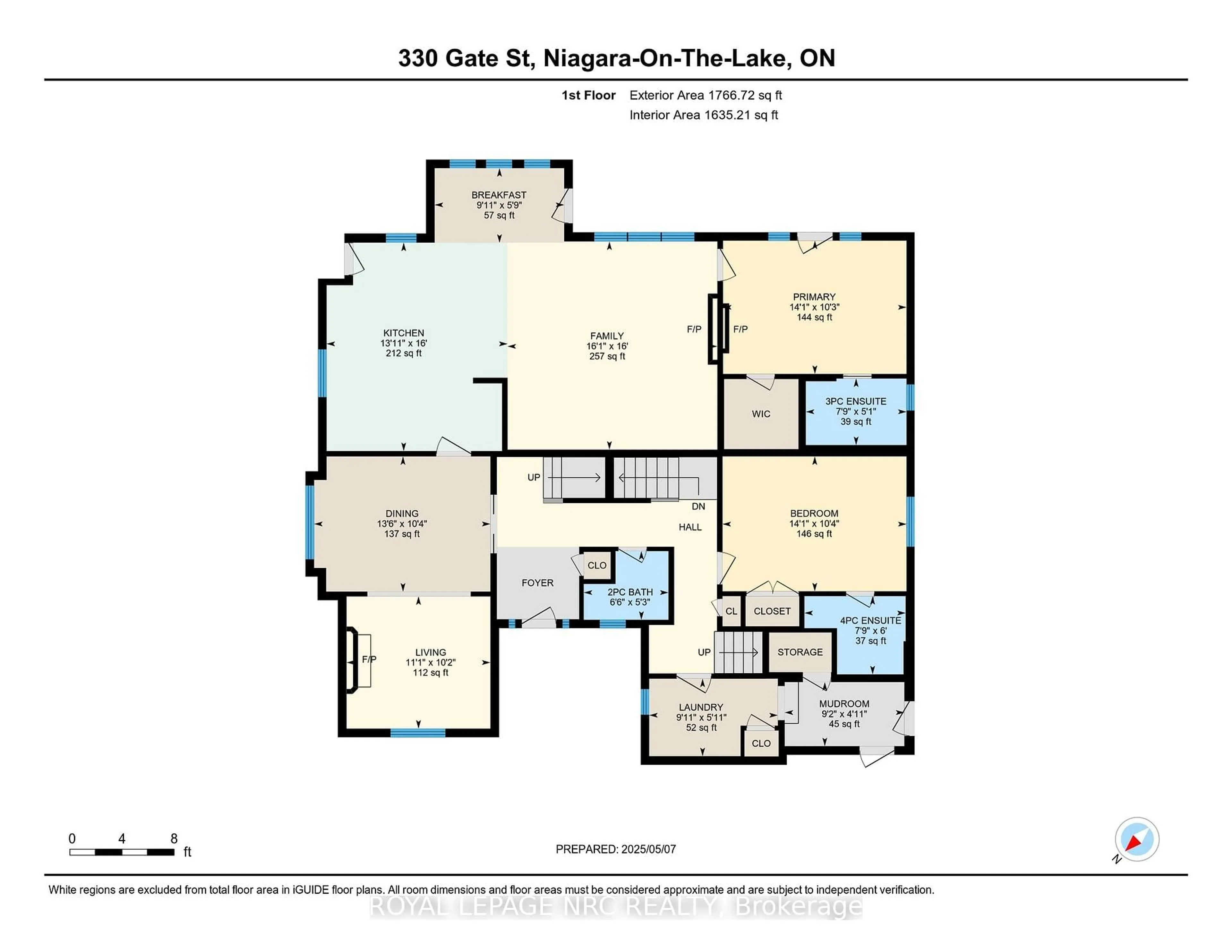 Floor plan for 330 Gate St, Niagara-on-the-Lake Ontario L0S 1J0