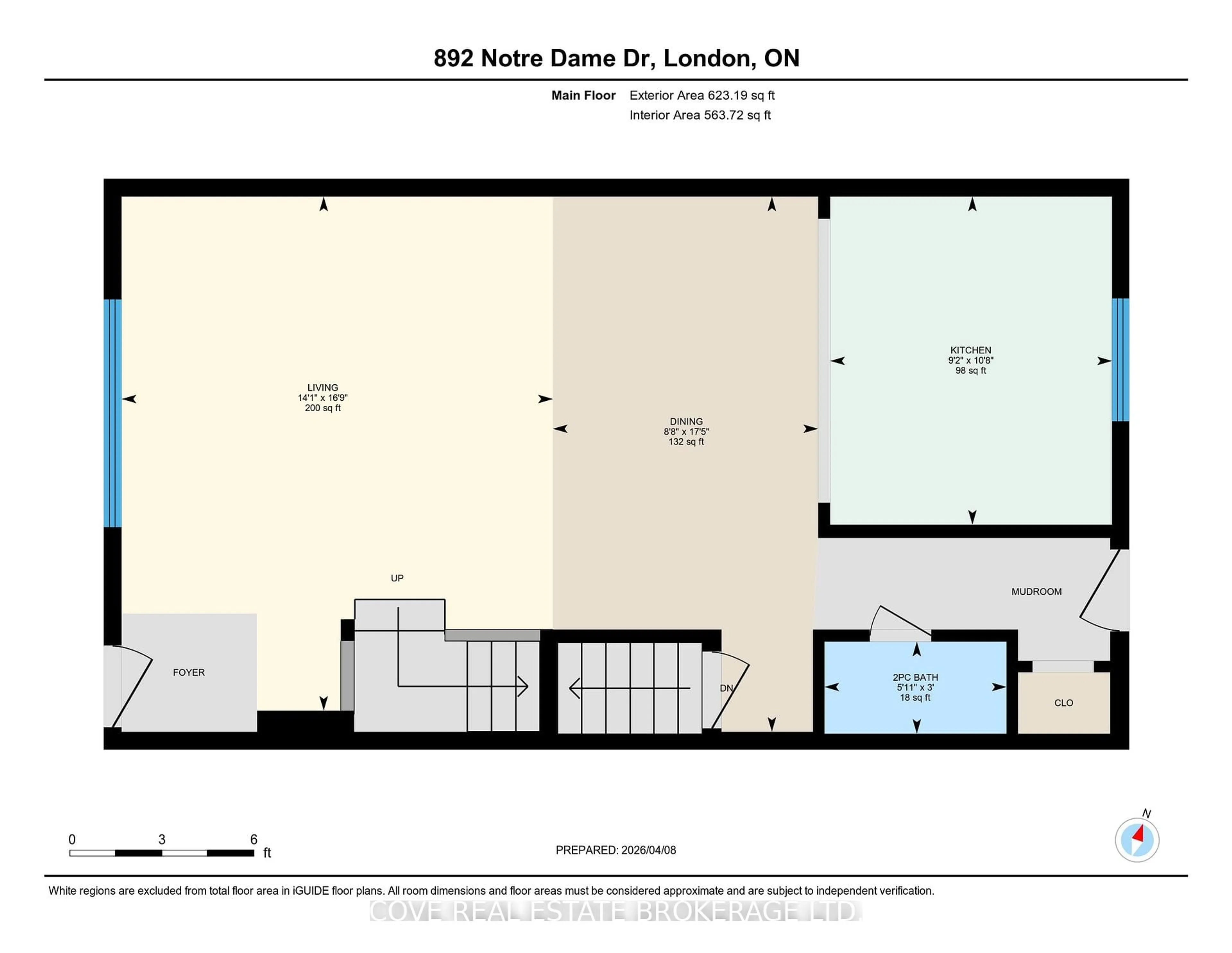 Floor plan for 892 Notre Dame Dr, London South Ontario N6J 3C4